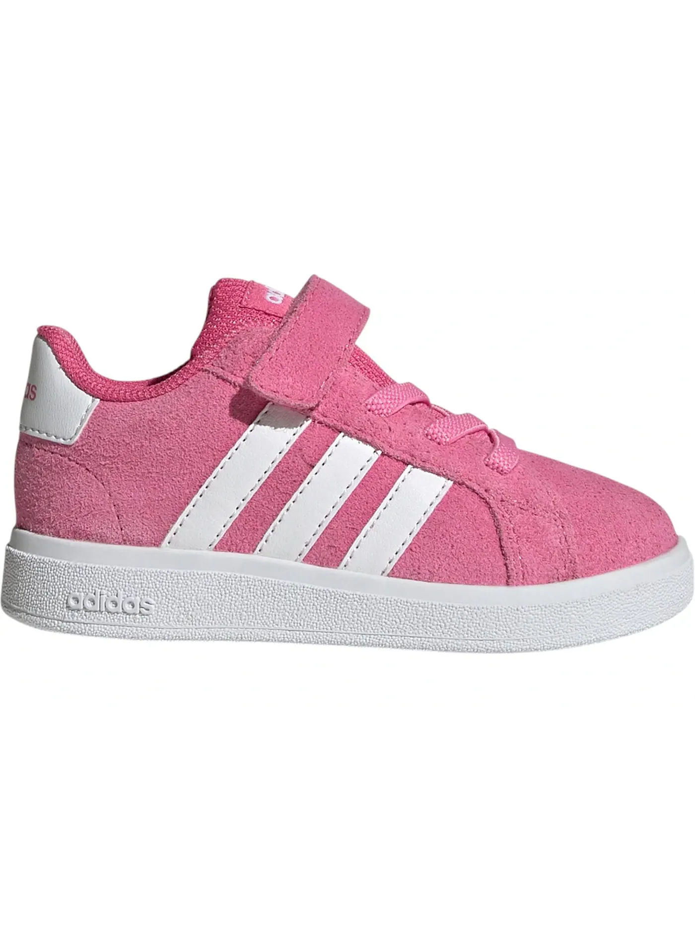 Детские кроссовки для мальчиков с закрытой пяткой Adidas Grand Court 2.0 — изображение 1 из 1, розовый/белый/белый