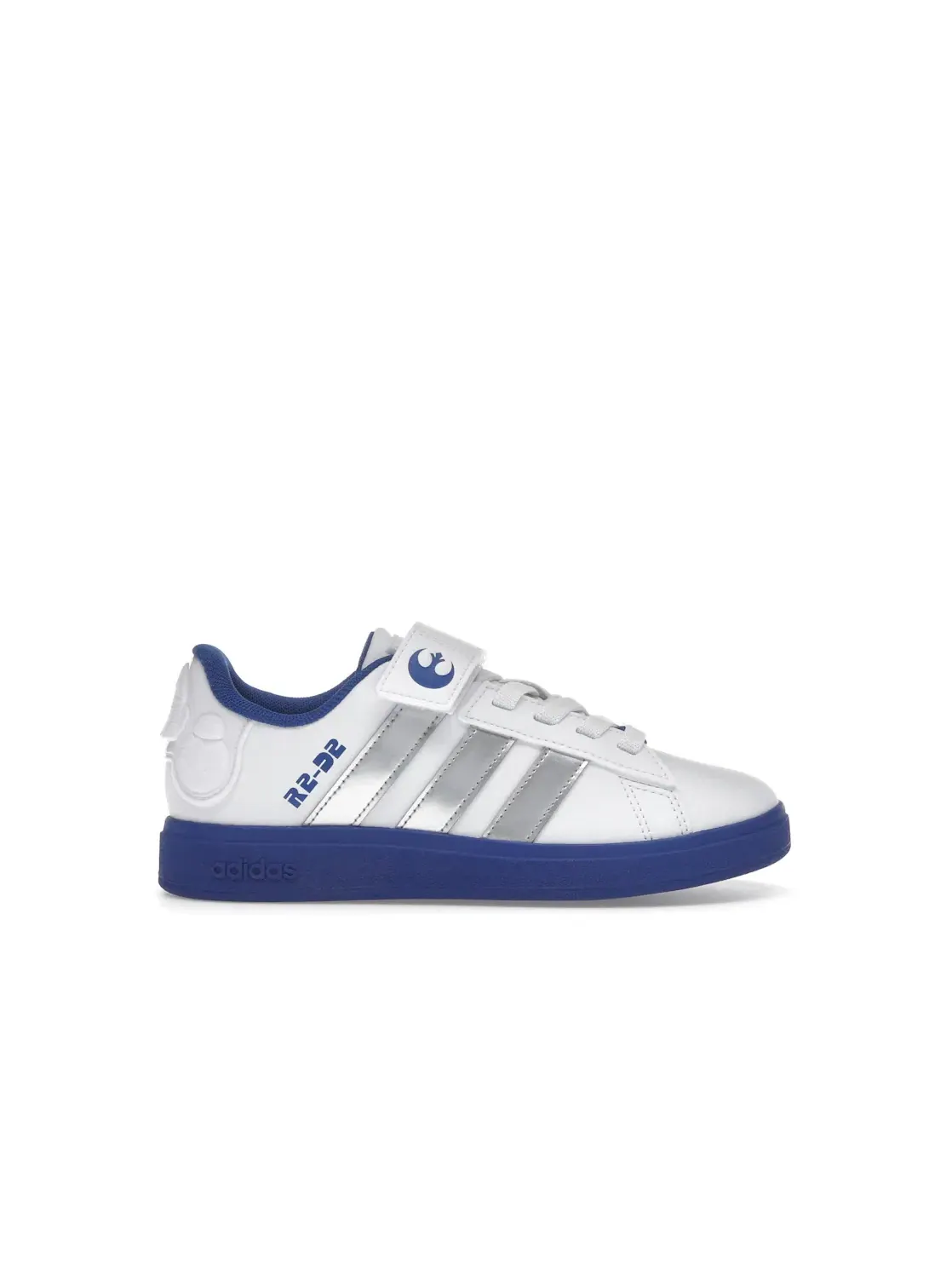 Детские кроссовки Lifestyle с принтом Star Wars R2-D2 Adidas Grand Court 2.0 — изображение 1 из 4
