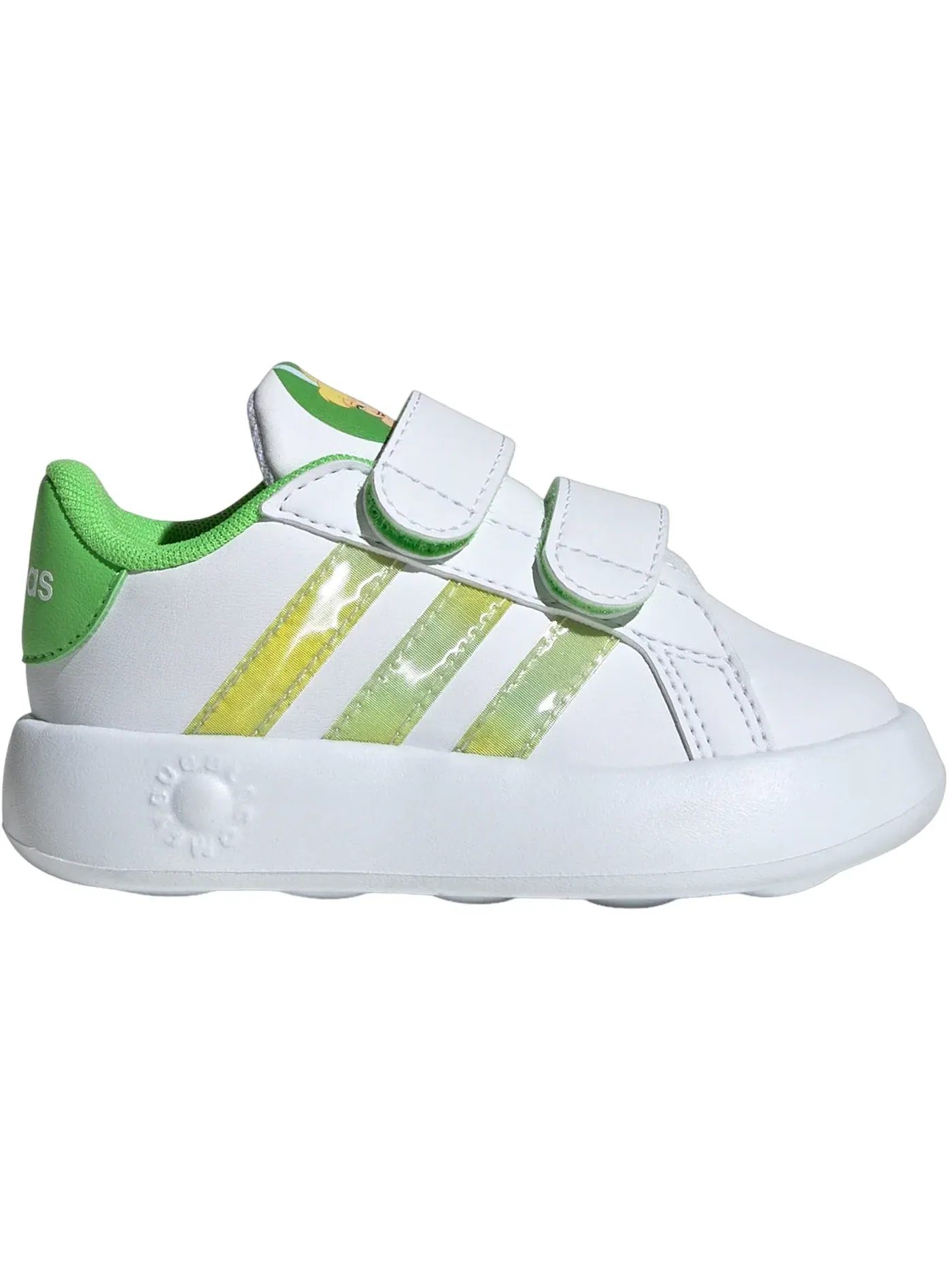 Детские кроссовки Lifestyle Adidas Grand Court 2.0 Tink Sportswear — изображение 1 из 1, белый зеленый