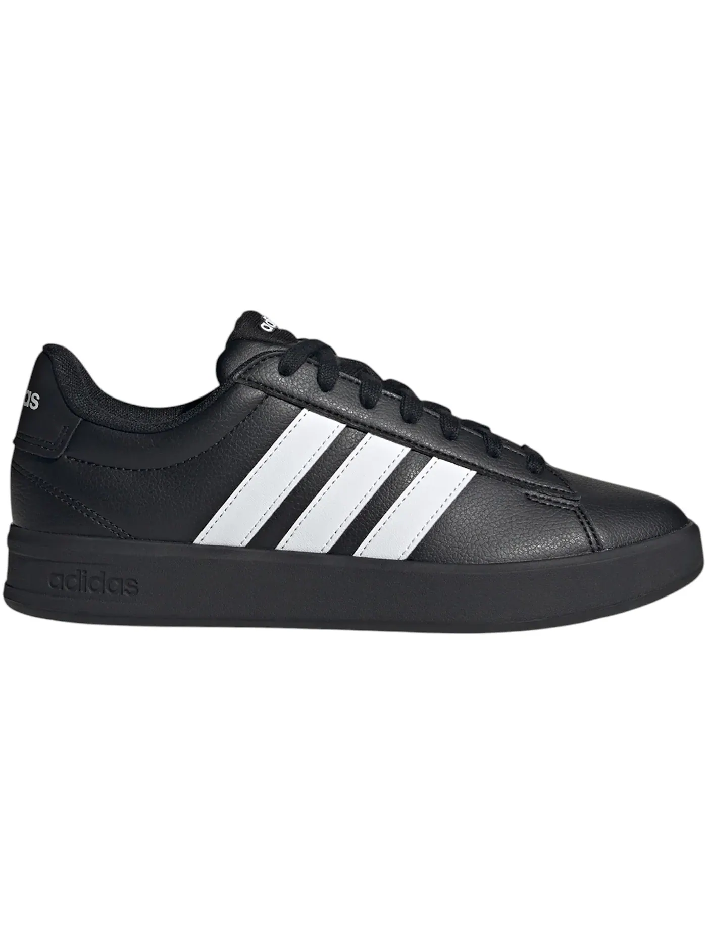 Женские кроссовки с длинным шнурованием Adidas Grand Court 3.0 — изображение 1 из 1, черный/белый/белый