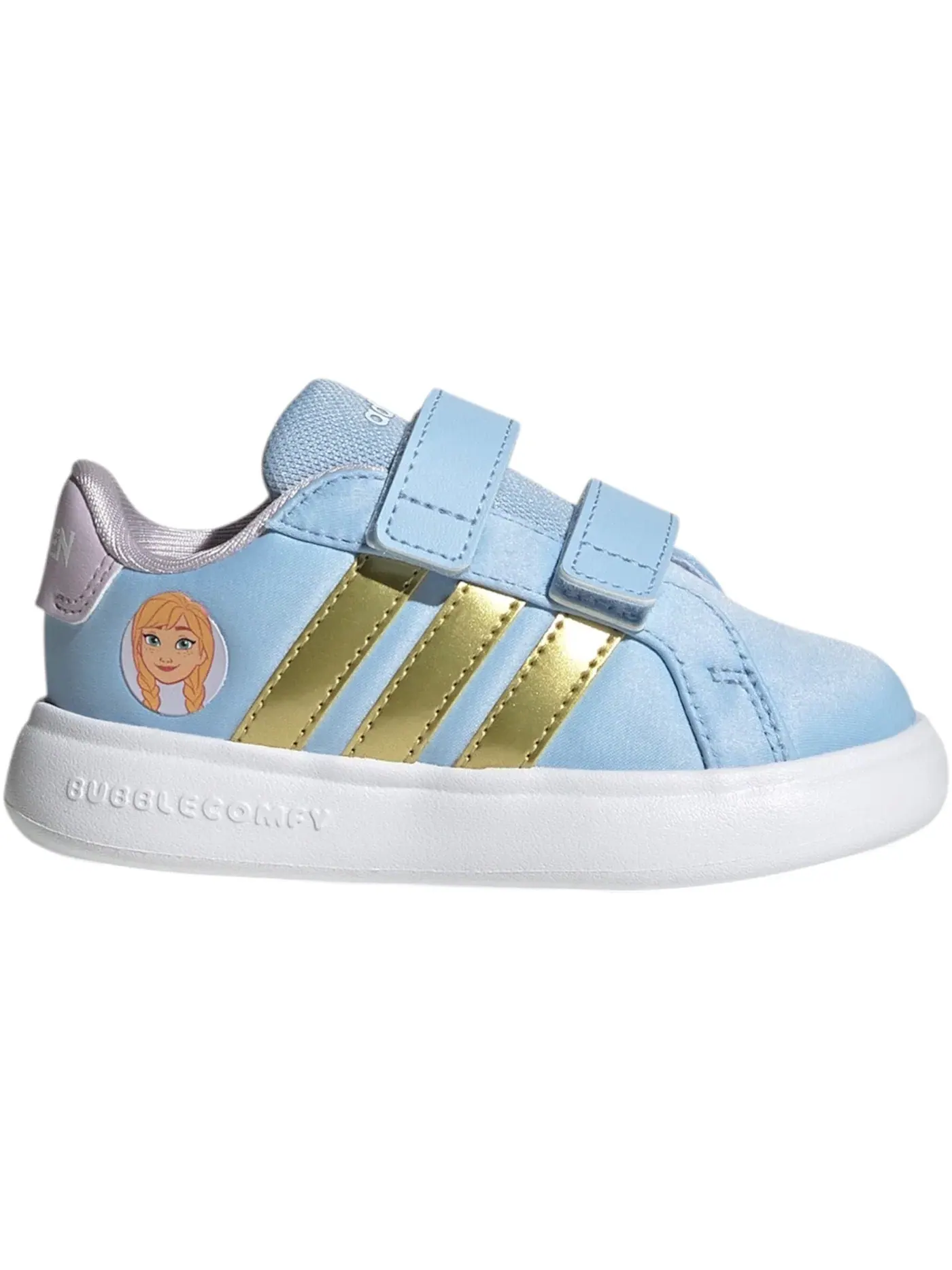 Детские кроссовки с принтом Adidas Grand Court 3.0 Disney Frozen Anna — изображение 1 из 1