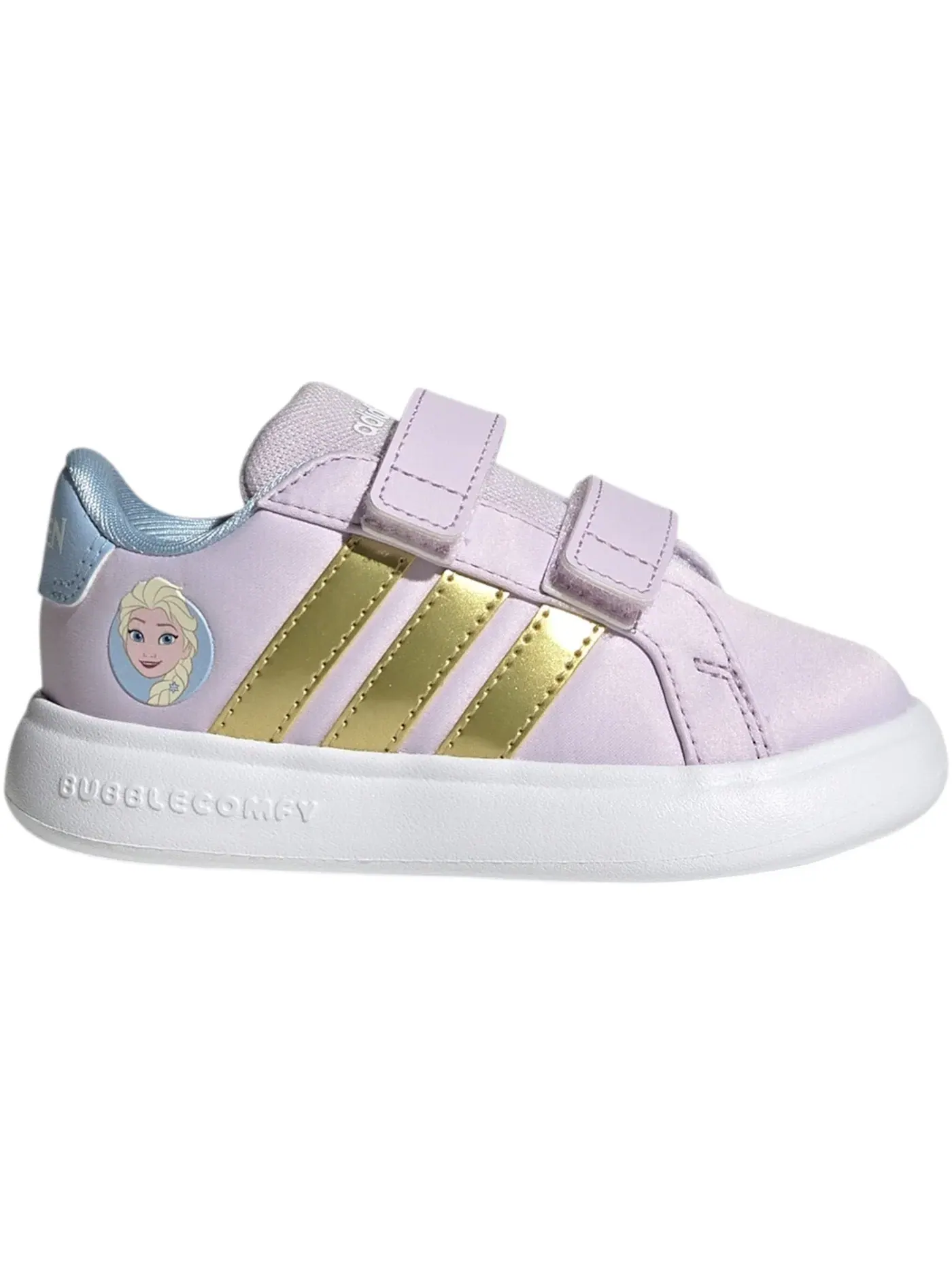 Детские кроссовки с принтом Adidas Grand Court 3.0 Disney Frozen Elsa — изображение 1 из 1