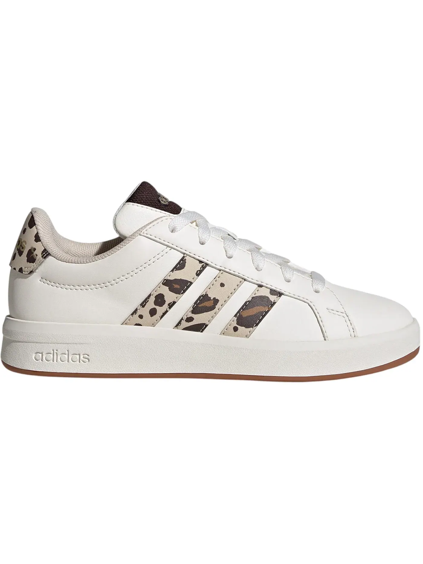 Детские кроссовки с принтом Adidas Grand Court 3.0 — изображение 1 из 1, белый