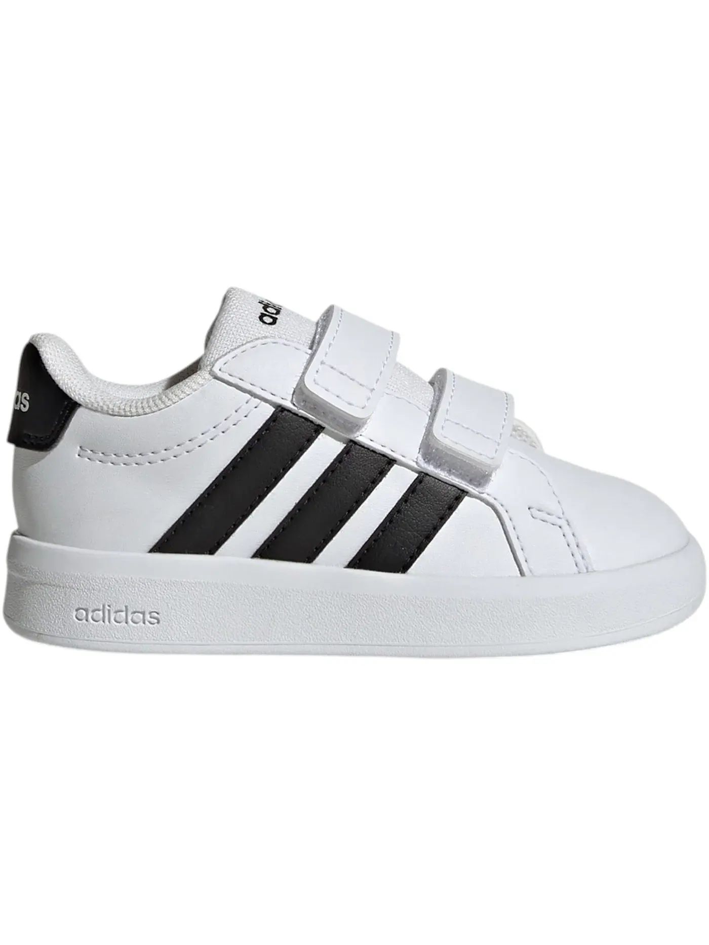 Детские кроссовки для активного отдыха Adidas Grand Court 3.0 — изображение 1 из 1, белый черный белый