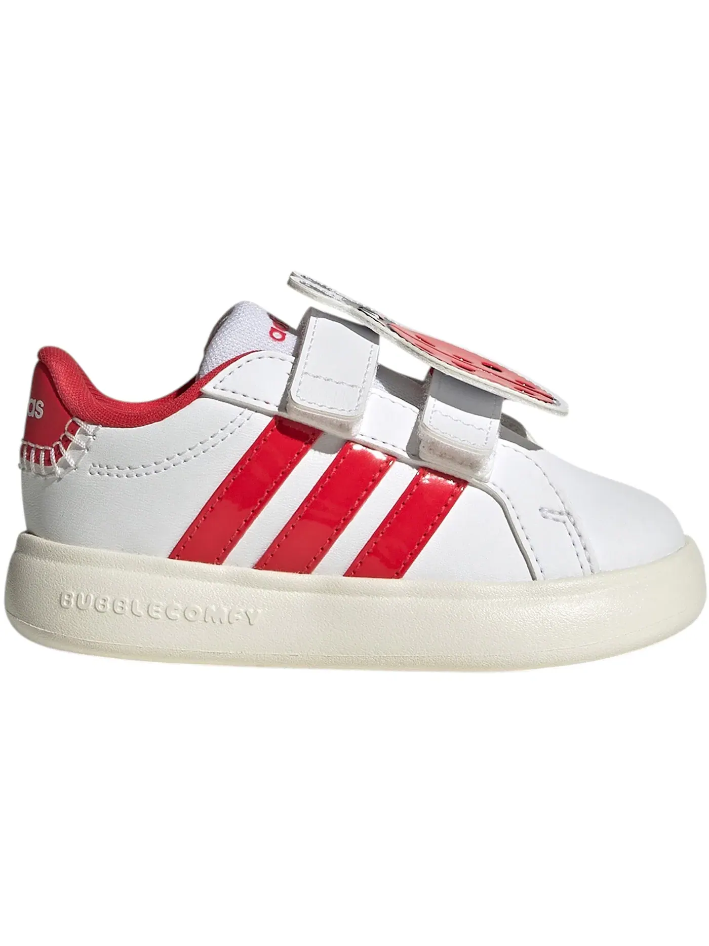 Детские кроссовки с длинным шнурком Adidas Grand Court 3.0 — изображение 1 из 1, белый белый