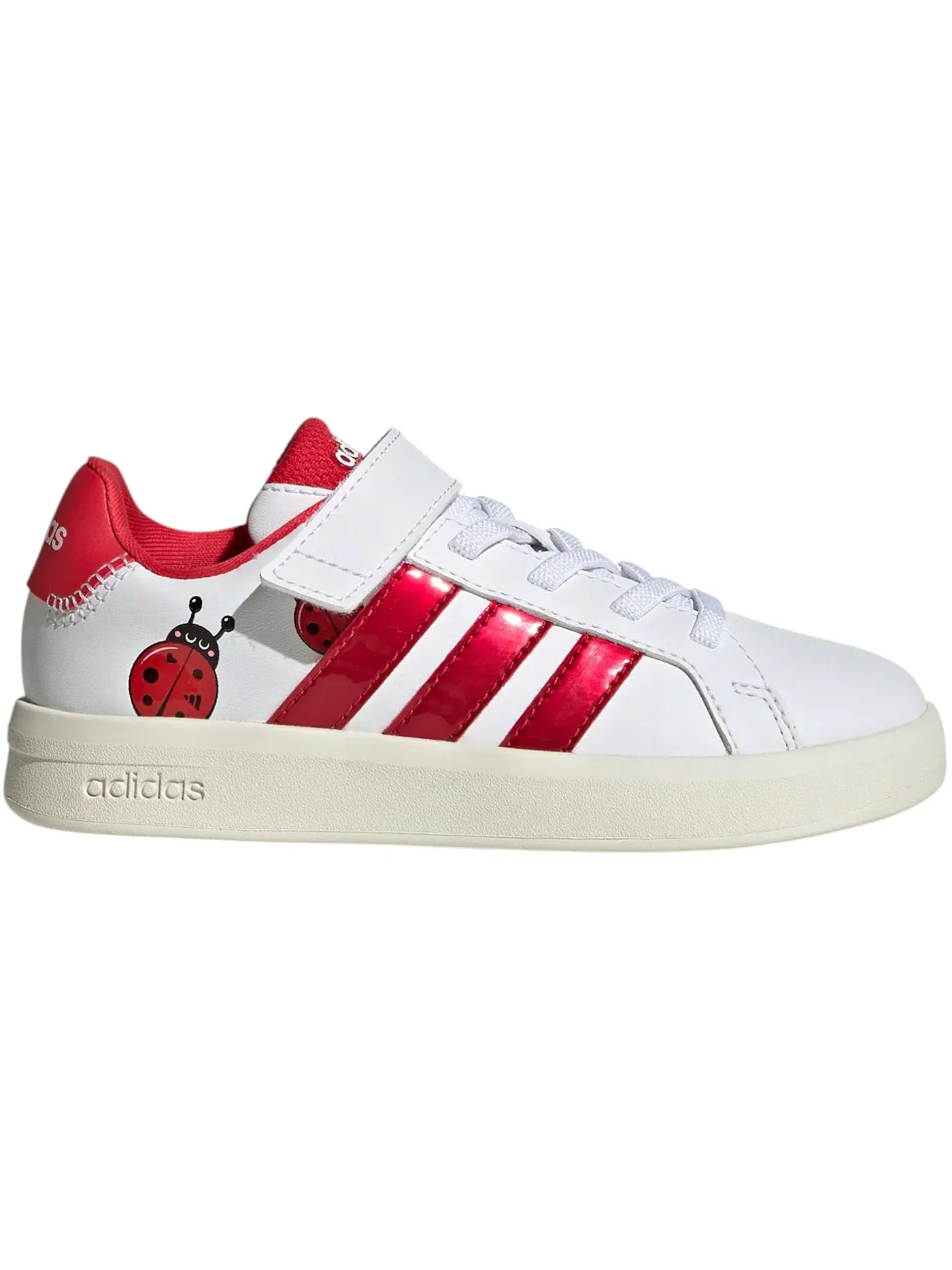 Детские кроссовки с закрытой шнуровкой Adidas Grand Court 3.0 Adidas — изображение 1 из 1, белый белый