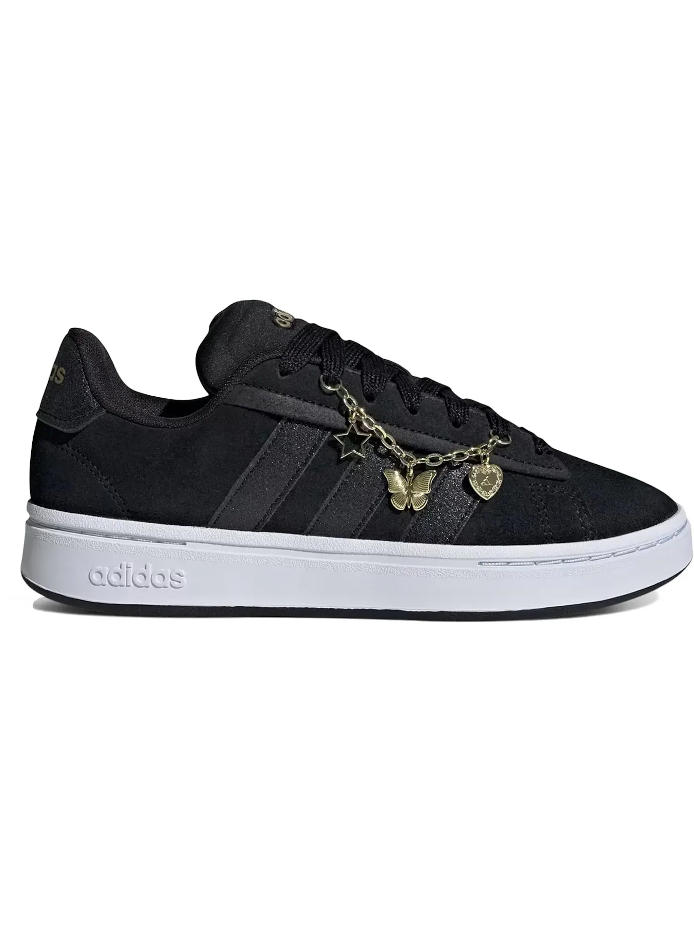 Женские кроссовки Lifestyle Adidas Grand Court Alpha 00s — изображение 1 из 1, черный черный белый