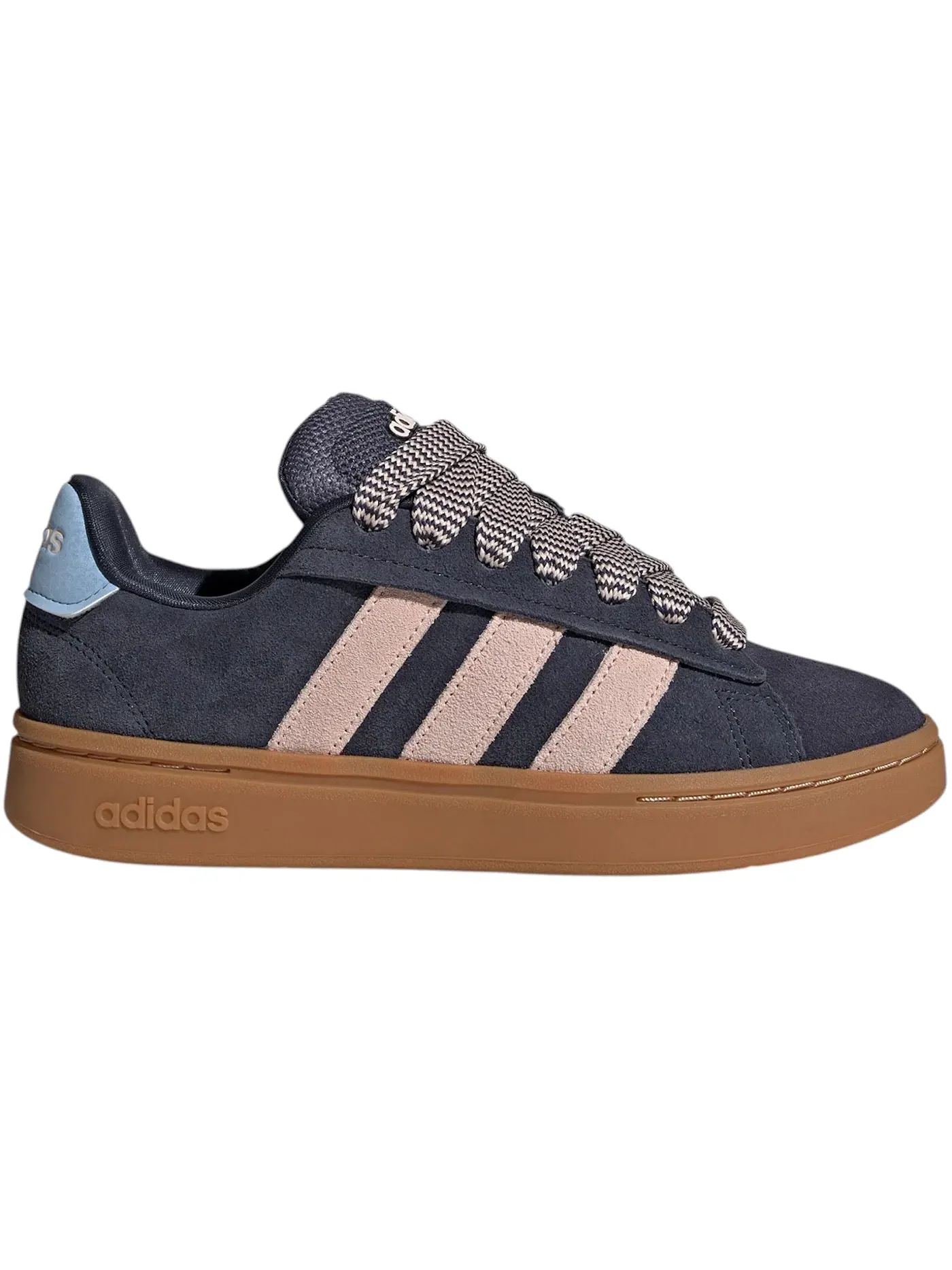 Женские кроссовки для активного отдыха Adidas Grand Court Alpha 00s — изображение 1 из 1, темно-синий розовый