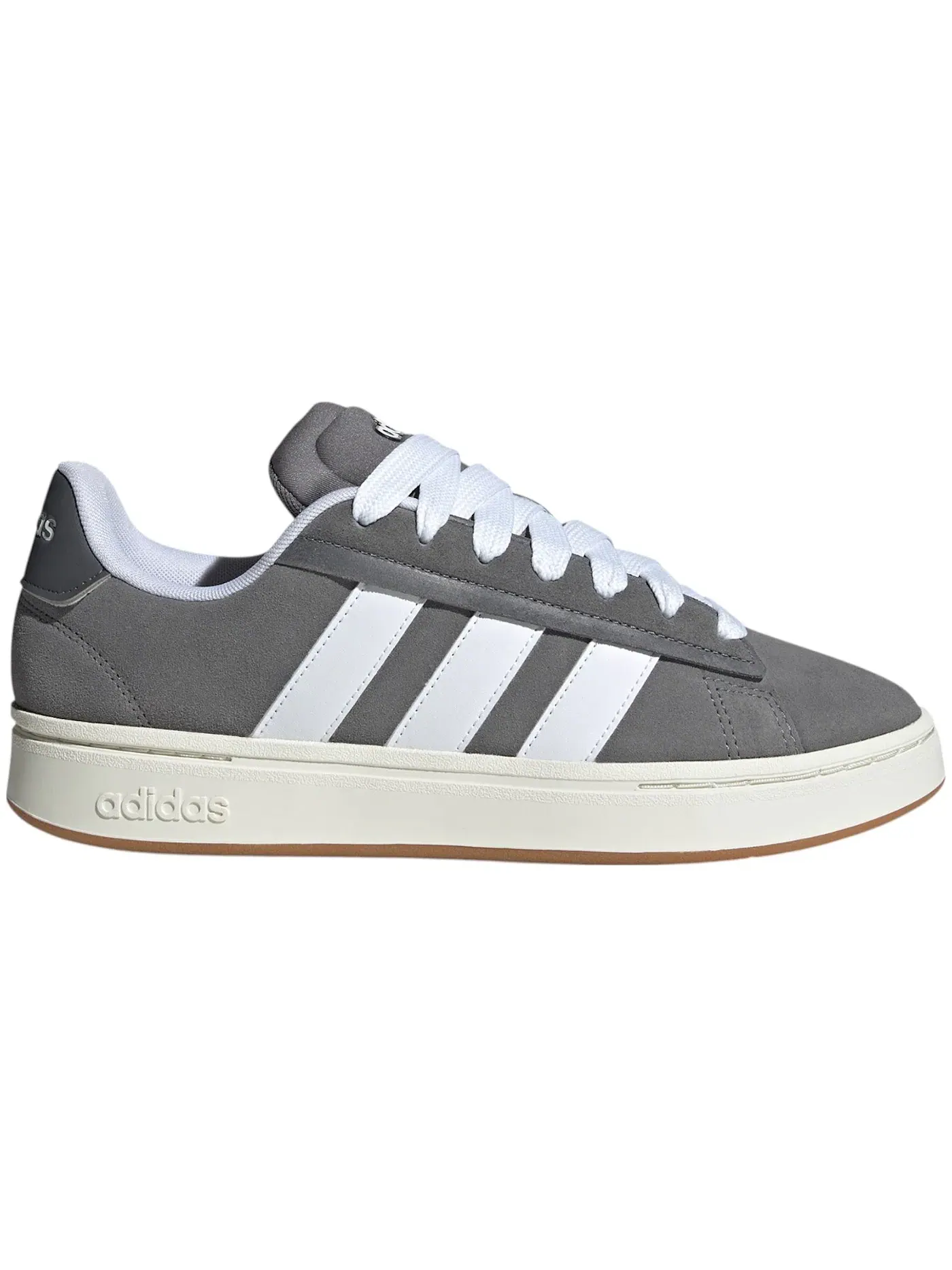 Мужские кроссовки Lifestyle Adidas Grand Court Alpha — изображение 1 из 1, серый/белый/белый