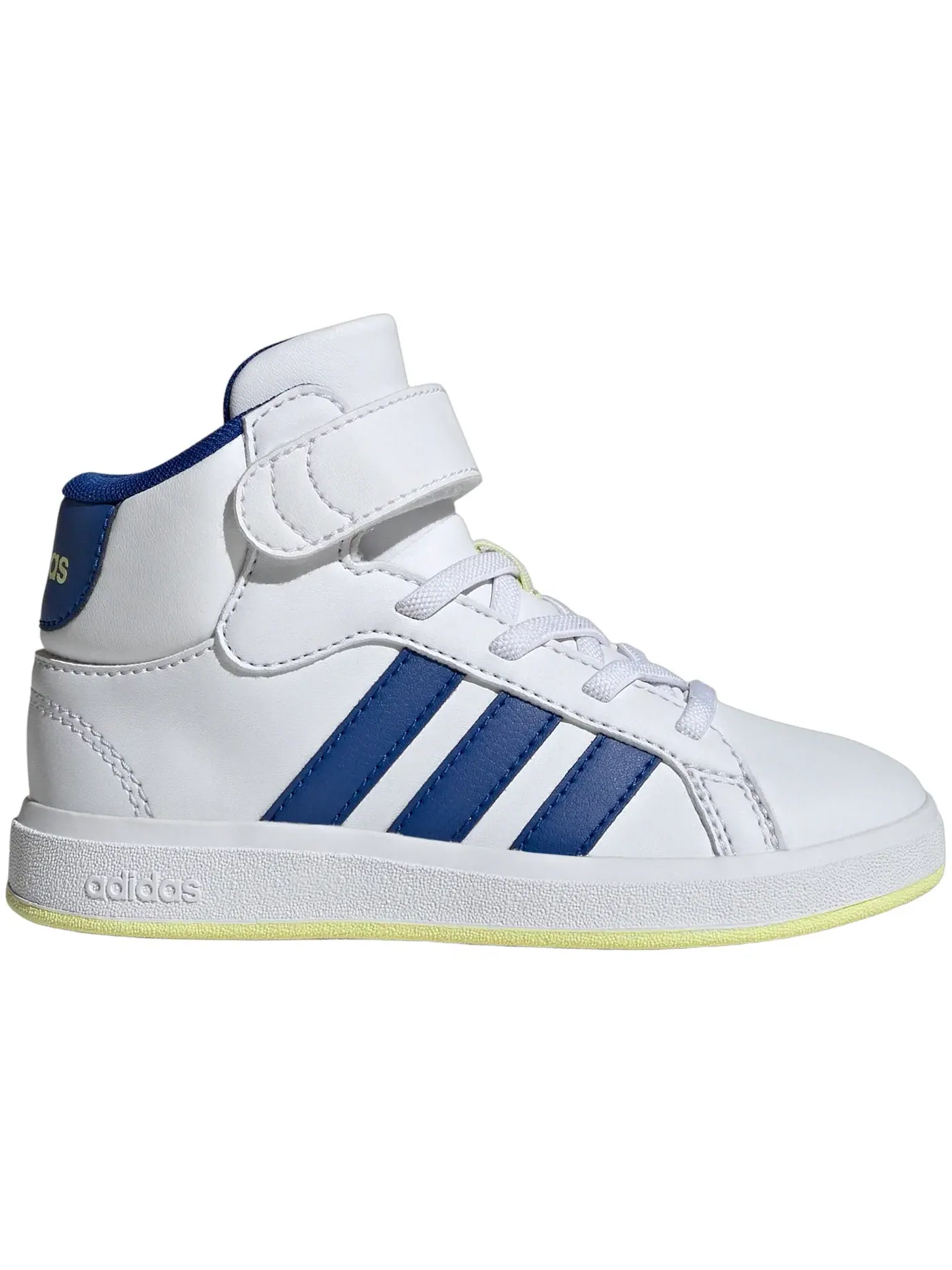 Детские кроссовки для мальчиков и девочек с длинным шнурком Adidas Grand Court Adidas — изображение 1 из 1
