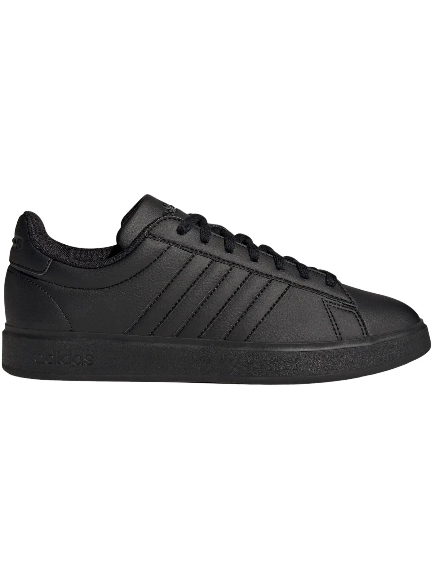 Мужские кроссовки с повседневным стилем Adidas Grand Court — изображение 1 из 1, черный черный белый