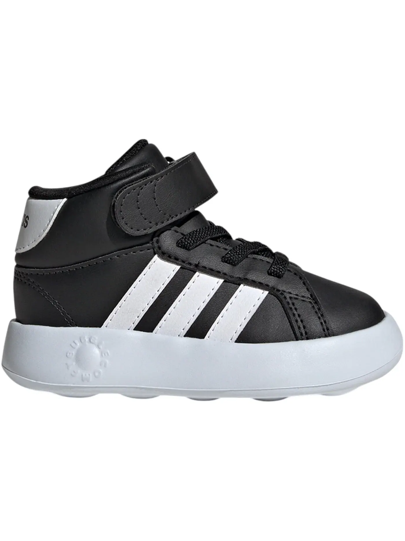 Детские кроссовки Lifestyle Adidas Grand Court — изображение 1 из 1, черный/белый/черный