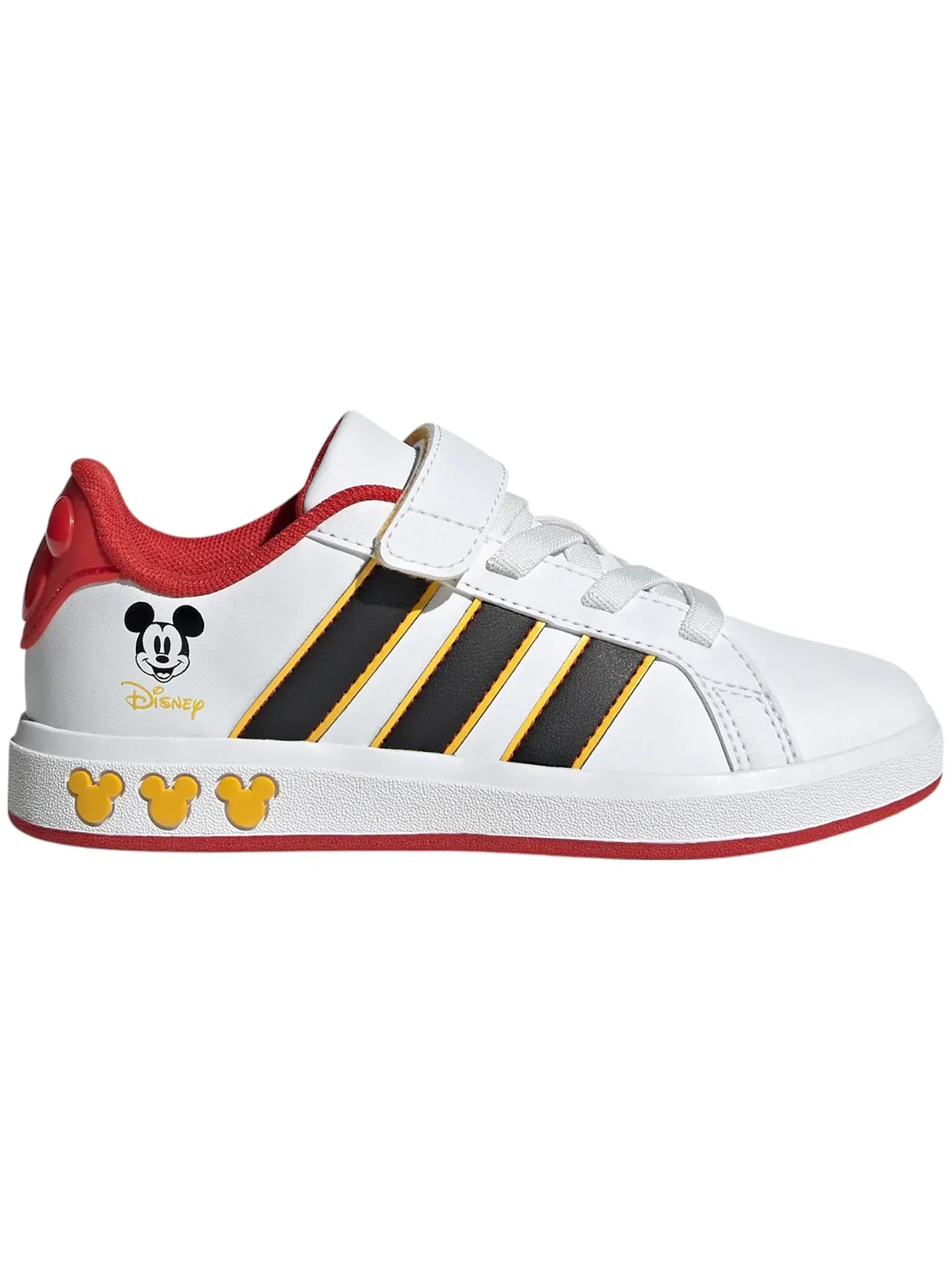 Детские кроссовки Lifestyle с принтом Disney Mickey Mouse Adidas Grand Court Adidas — изображение 1 из 1