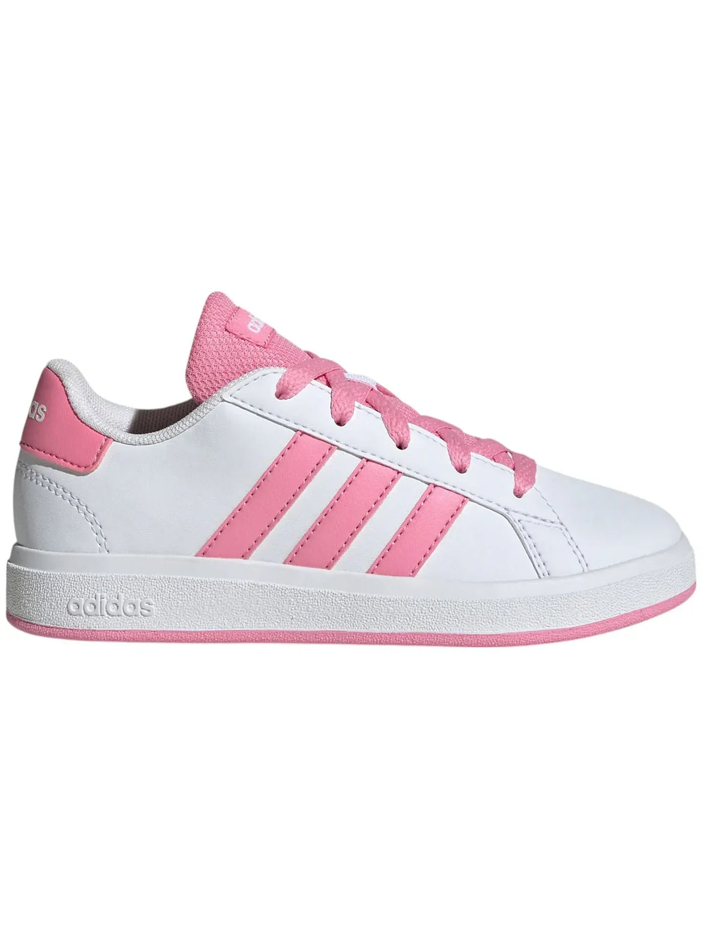 Детские кроссовки Lifestyle Adidas Grand Court Lifestyle — изображение 1 из 1, белый/розовый/черный
