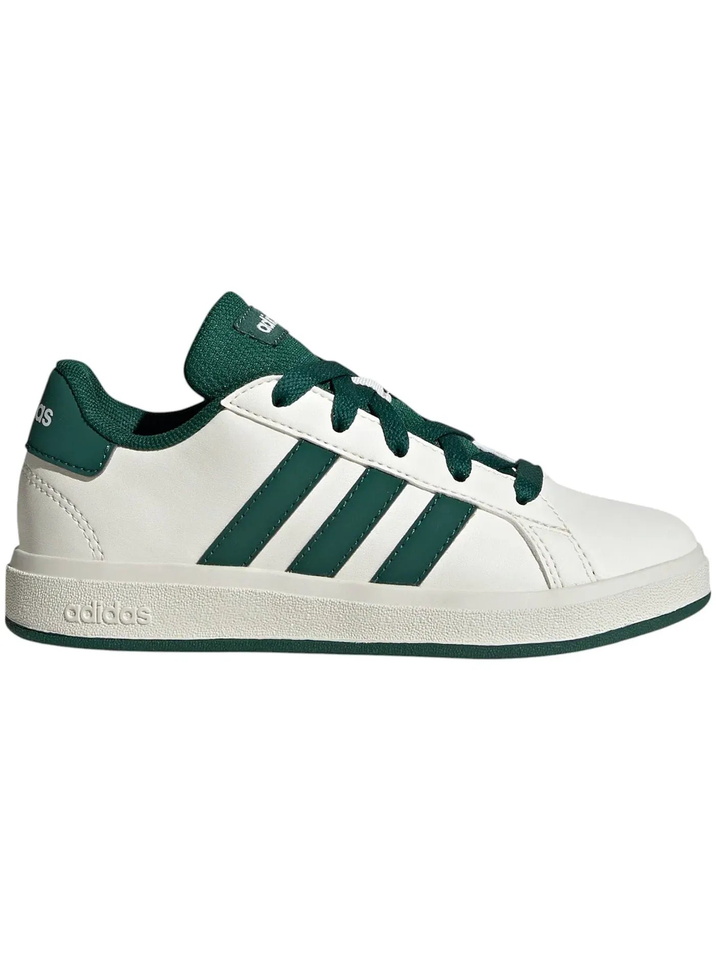 Детские кроссовки Lifestyle Adidas Grand Court — изображение 1 из 1, белый/зеленый/черный