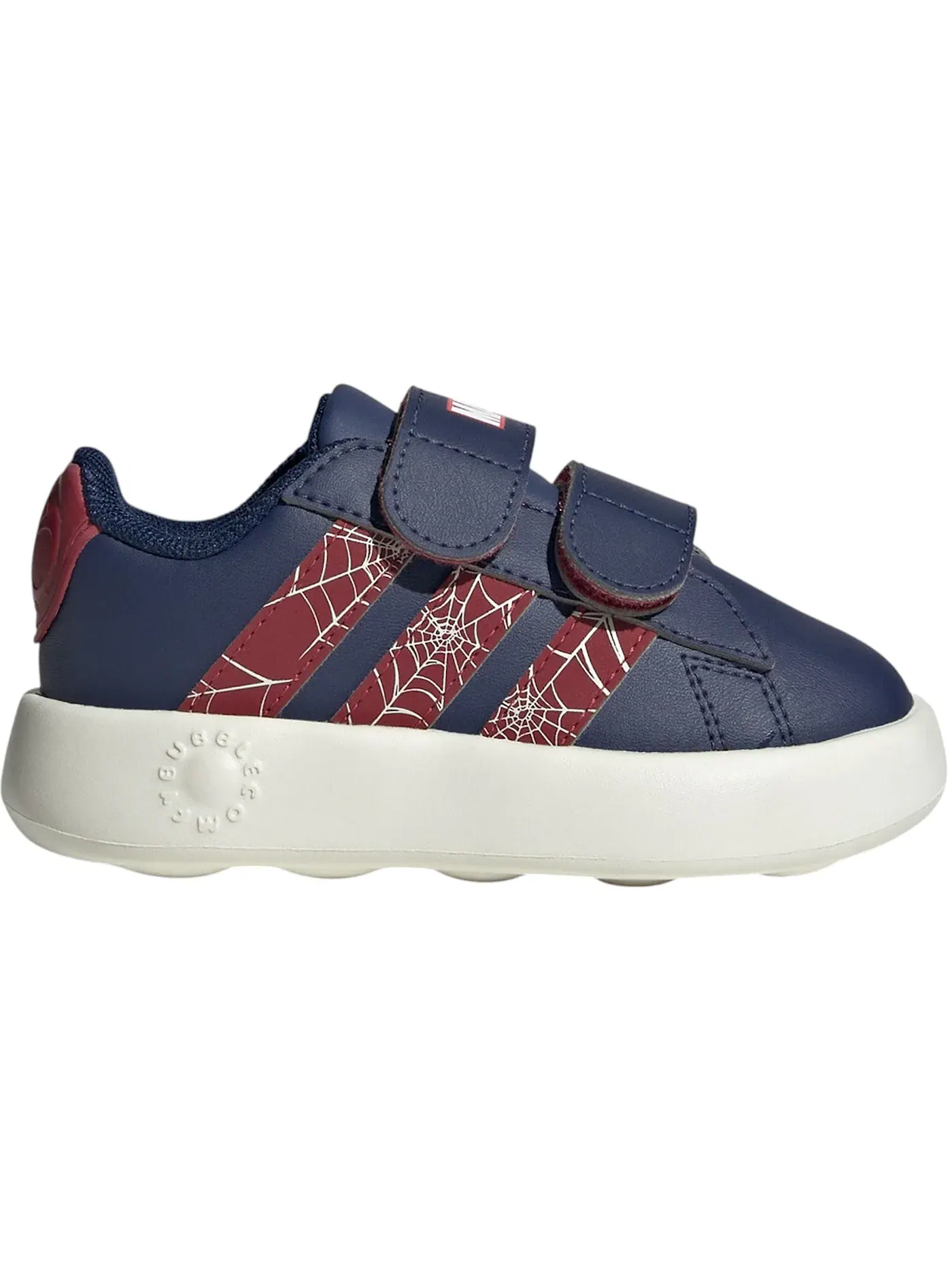 Детские кроссовки Lifestyle с принтом Spider-Man Adidas Grand Court Adidas — изображение 1 из 1, темный синий//белый