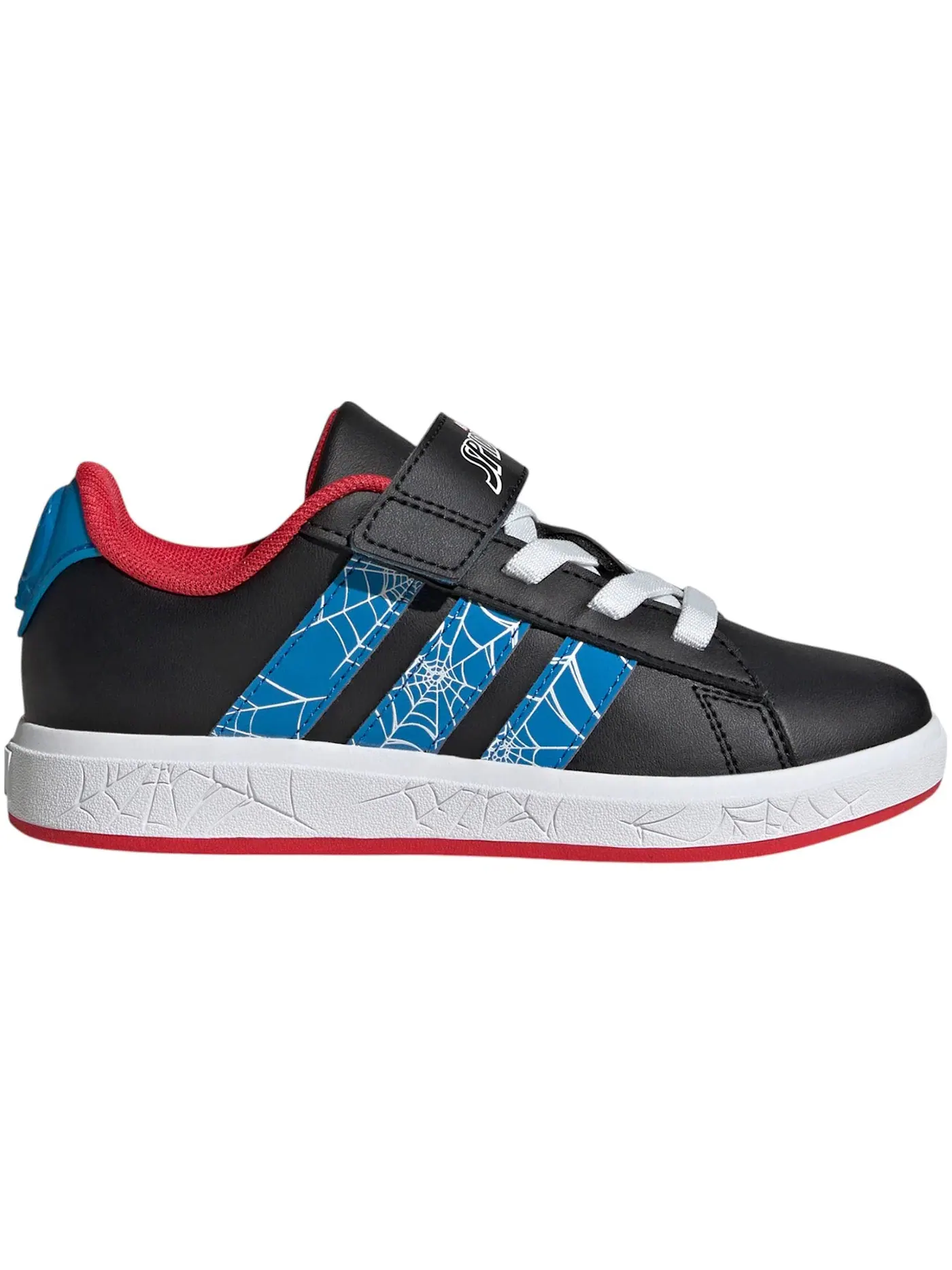 Детские кроссовки Lifestyle Adidas Grand Court — изображение 1 из 1, черный/яркий синий