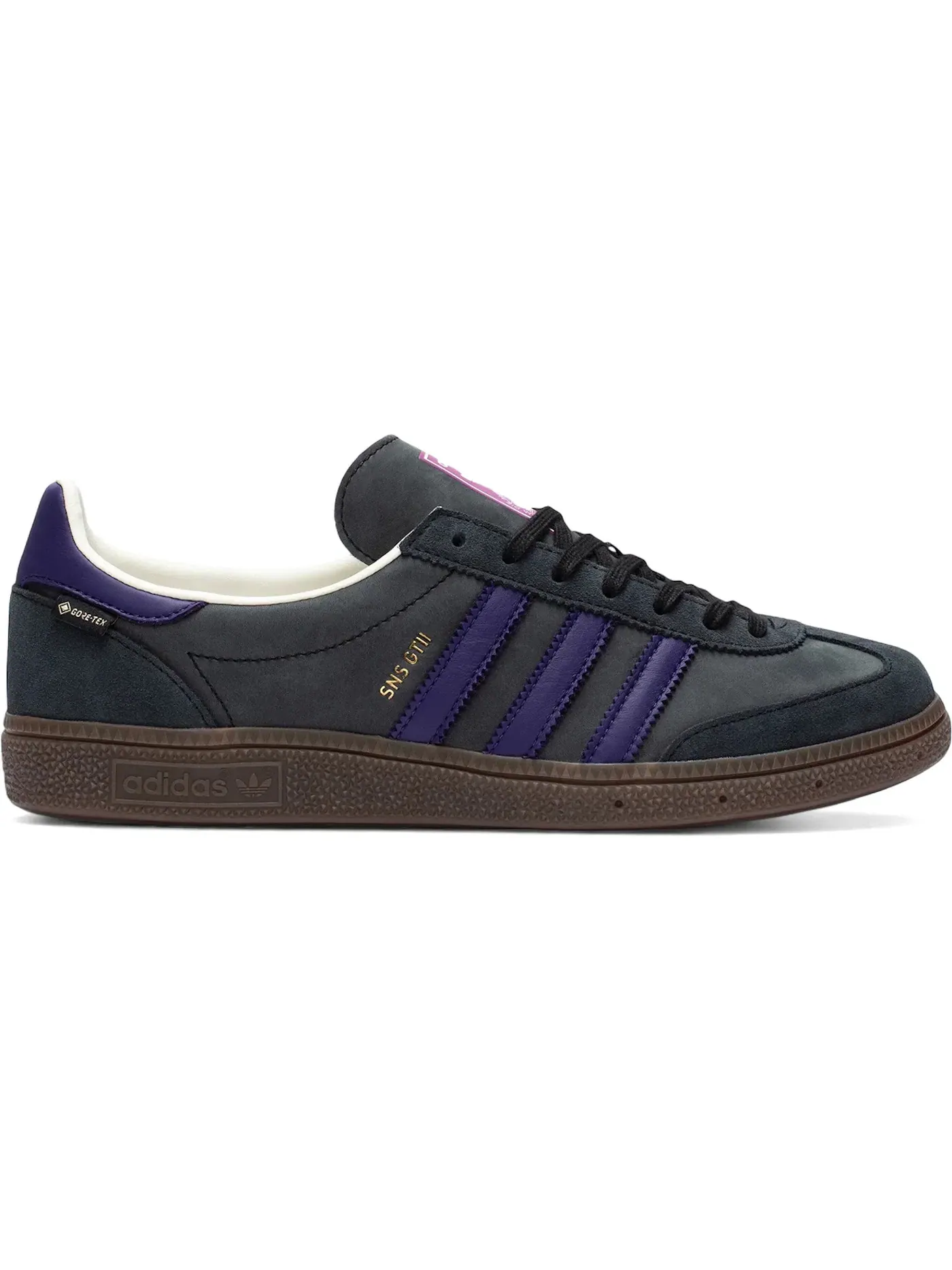 Мужские кроссовки Lifestyle с технологией Gore-Tex Adidas GT II Gore-Tex — изображение 1 из 1, черный//фиолетовый