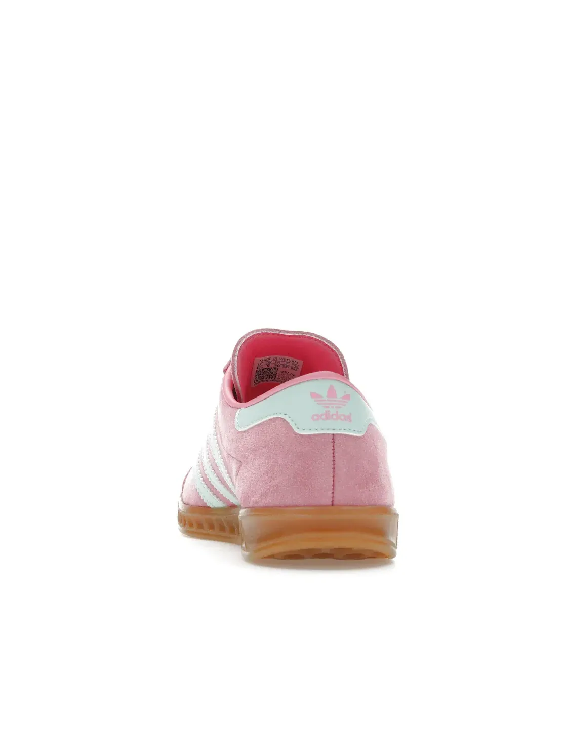 Женские кроссовки Lifestyle Adidas Hamburg — изображение 4 из 4, розовый/голубой