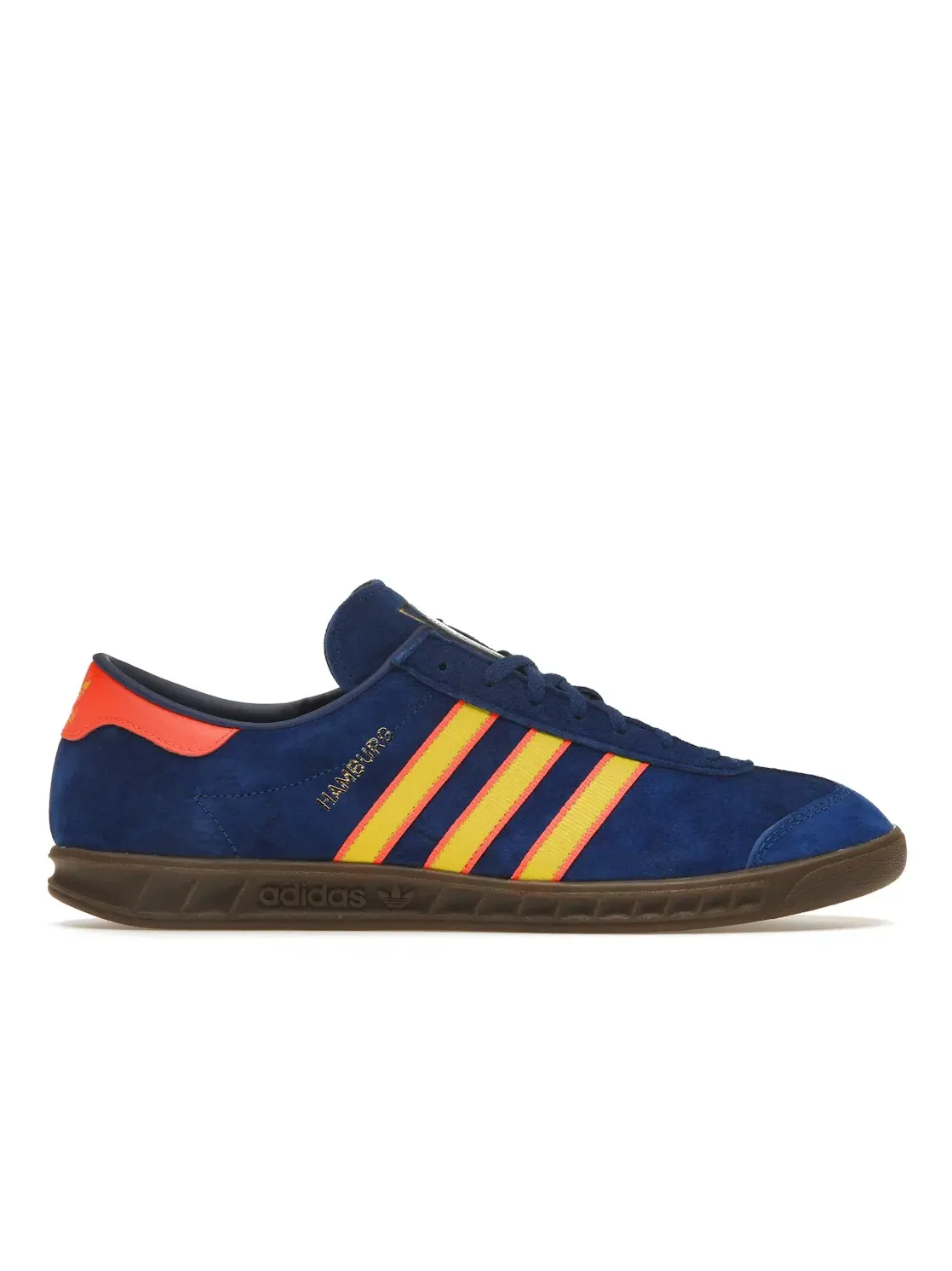Мужские кроссовки Lifestyle Adidas Hamburg — изображение 1 из 4, яркий желтый/оранжевый