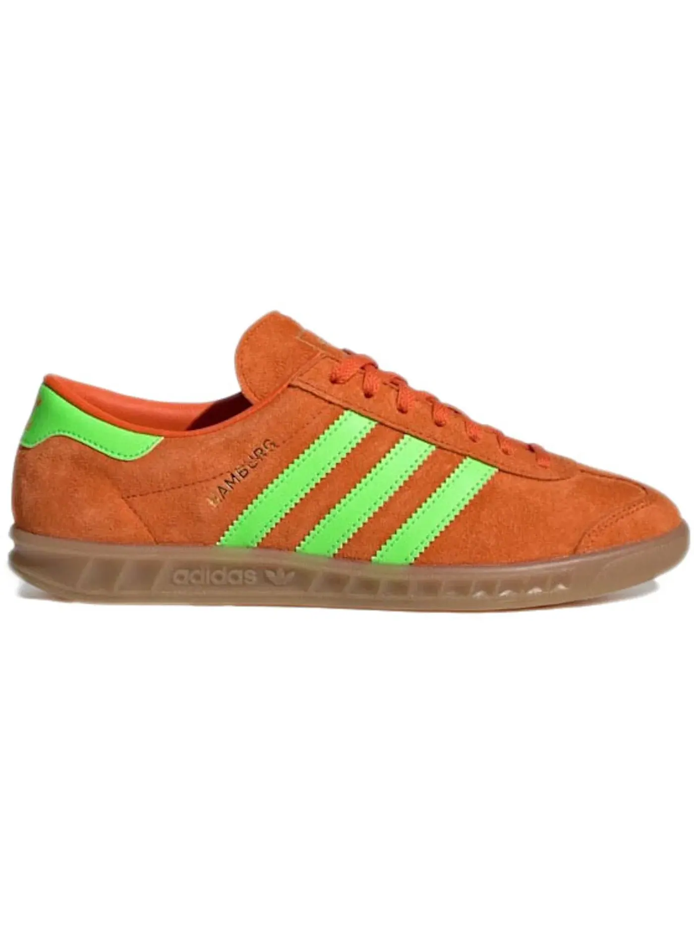 Женские кроссовки Lifestyle Adidas Hamburg — изображение 1 из 1, оранжевый зеленый