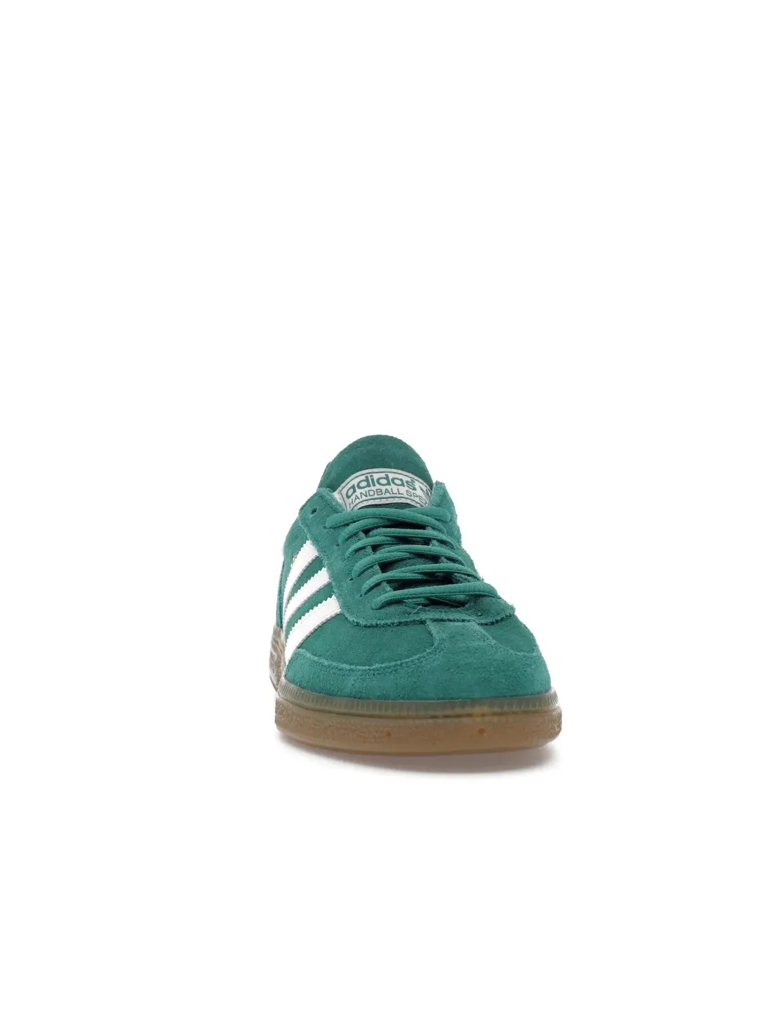 Женские кроссовки с замшевым верхом Adidas Handball Spezial — изображение 2 из 4, зеленый белый