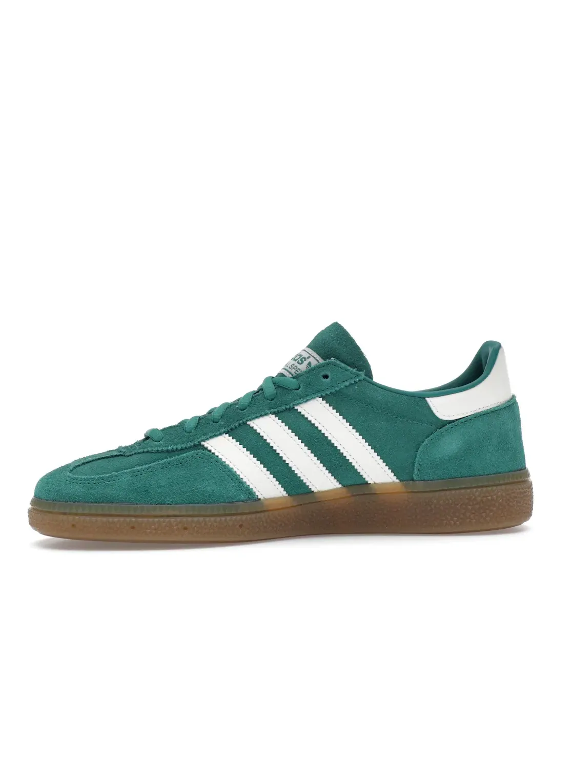 Женские кроссовки с замшевым верхом Adidas Handball Spezial — изображение 3 из 4, зеленый белый