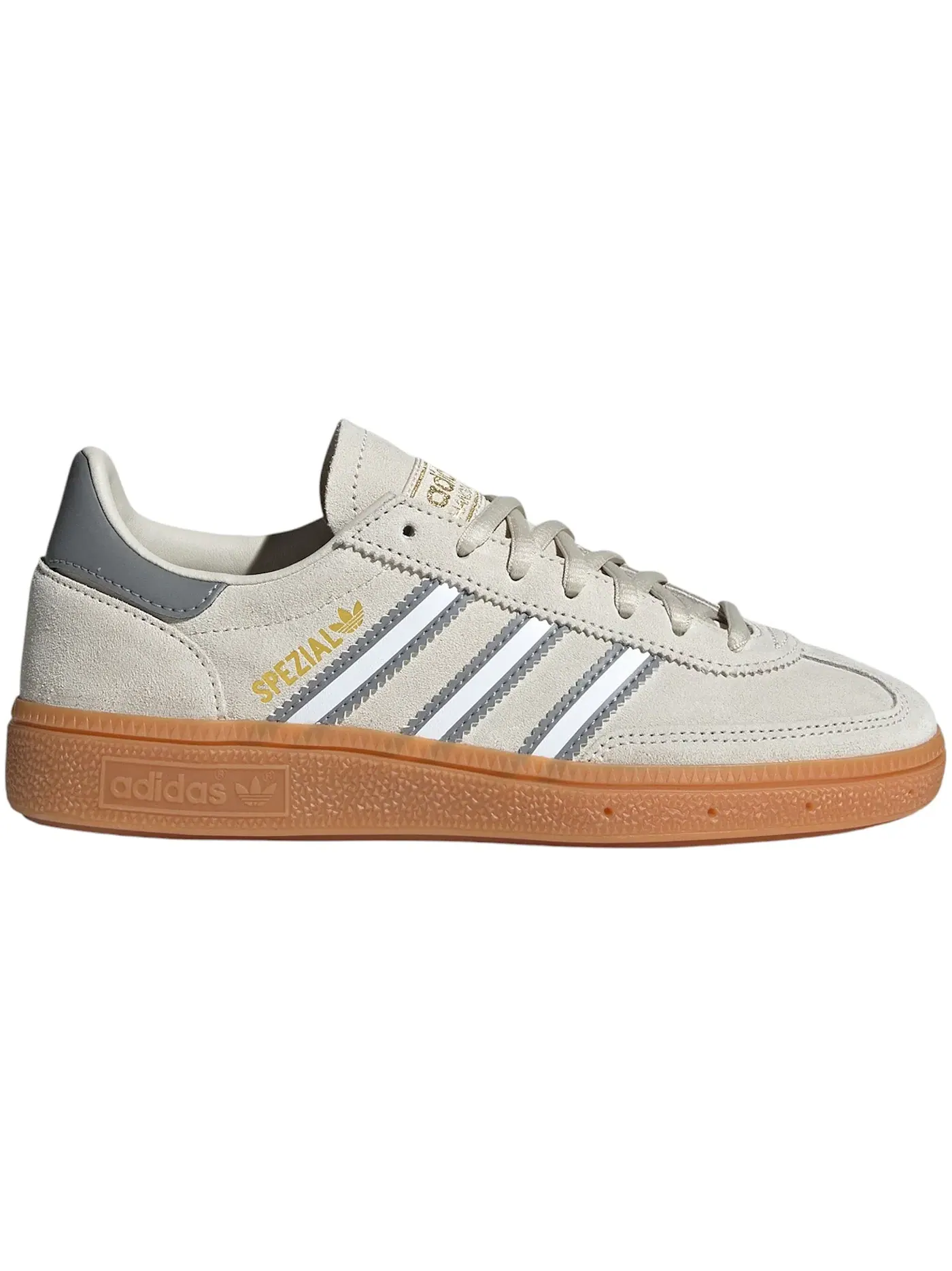 Детские кроссовки с замшевым верхом Adidas Handball Spezial — изображение 1 из 1, белый/серый