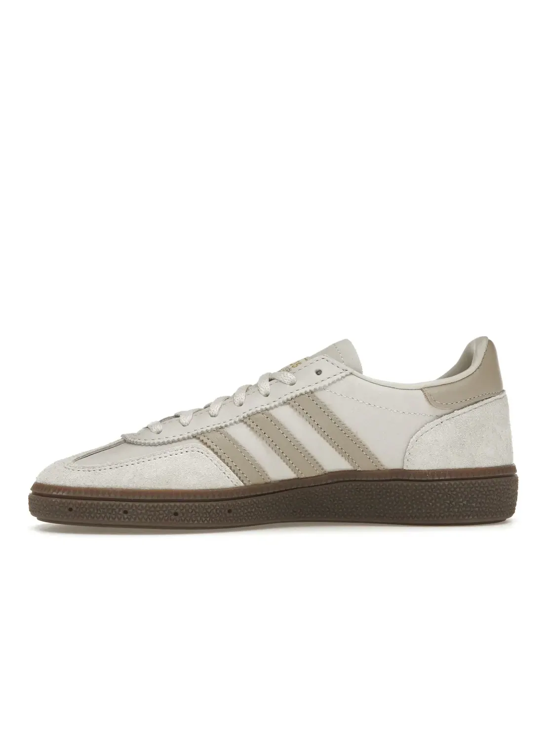 Женские кроссовки с замшевыми накладками Adidas Handball Spezial — изображение 3 из 4, бежевый