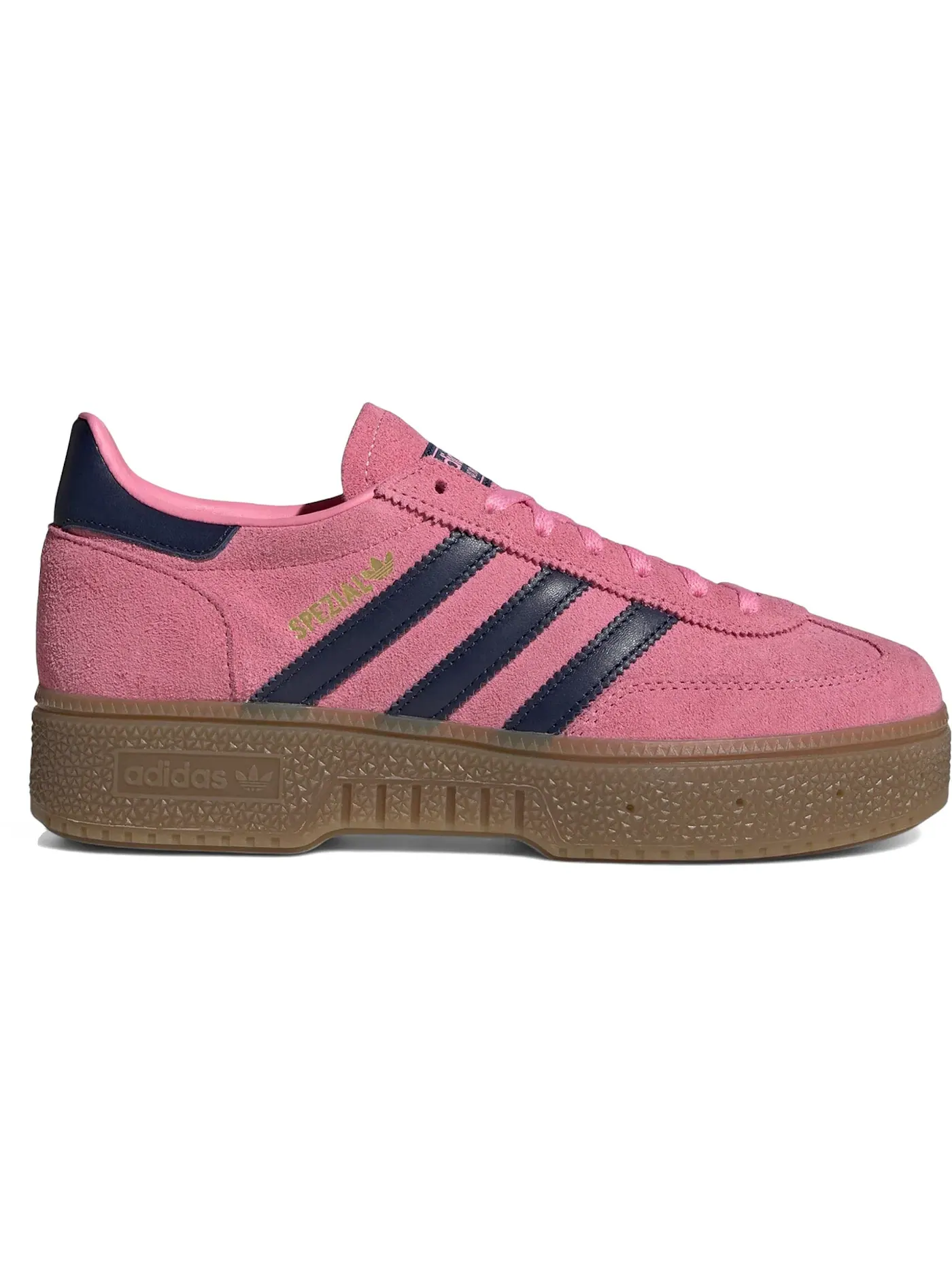 Женские кроссовки Lifestyle с принтом Adidas Handball Spezial Bold — изображение 1 из 1, розовый/индиго