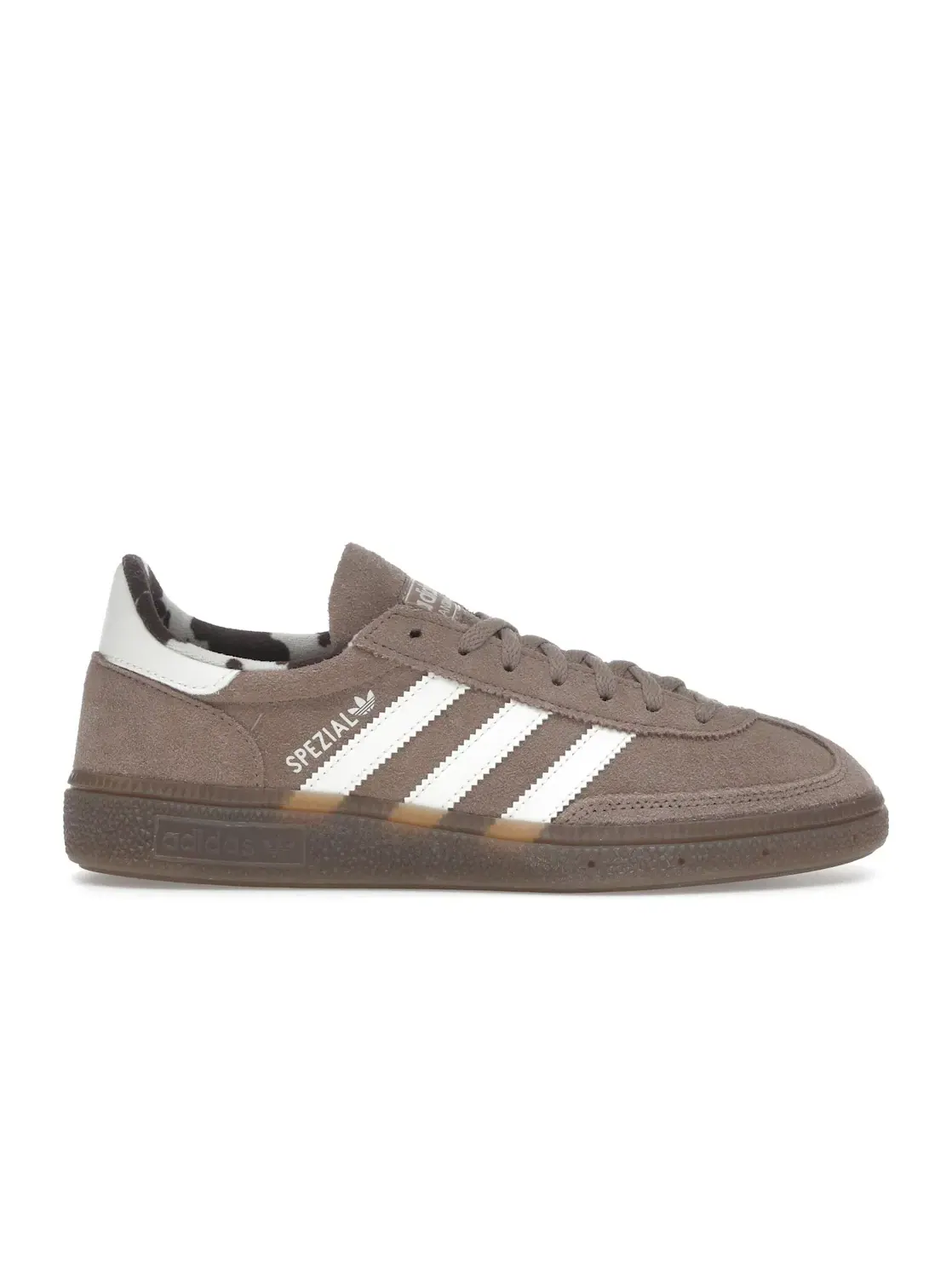 Женские кроссовки с принтом Adidas Handball Spezial — изображение 1 из 4, коричневый/белый