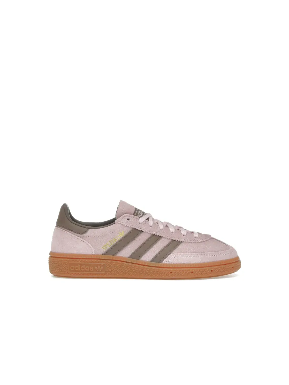 Детские кроссовки для мальчиков из замши Adidas Handball Spezial — изображение 1 из 4, прозрачный розовый