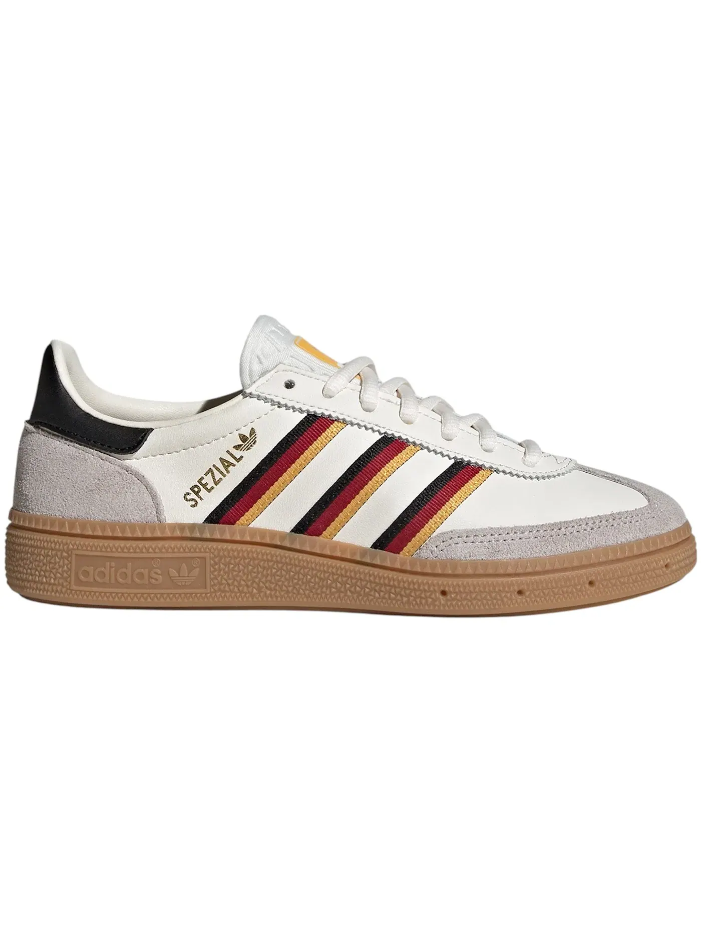Детские кроссовки с замшевым верхом Adidas Handball Spezial — изображение 1 из 1, белый/белый/желтый