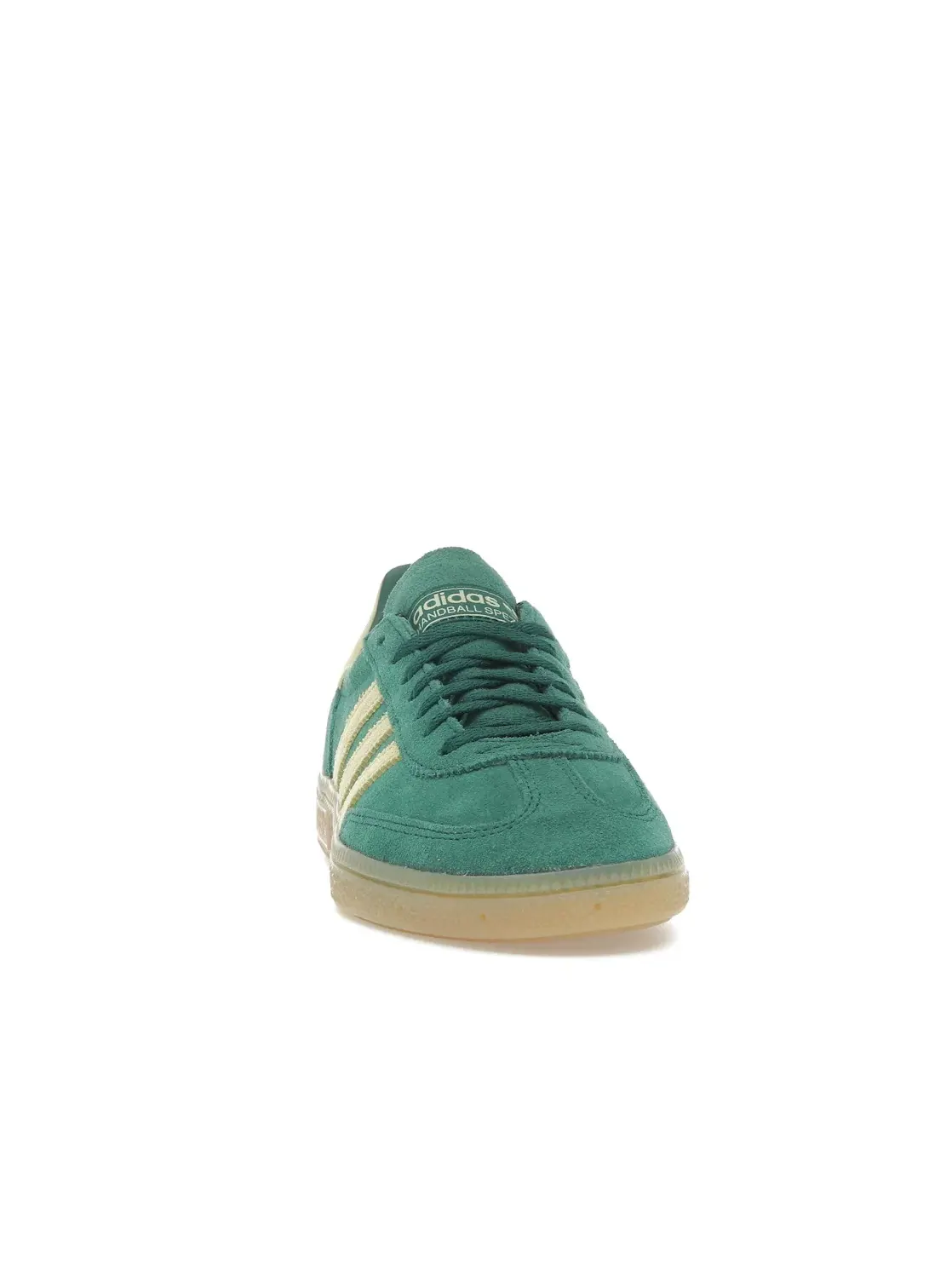 Женские кроссовки в стиле ретро Adidas Handball Spezial — изображение 2 из 4, зеленый/желтый