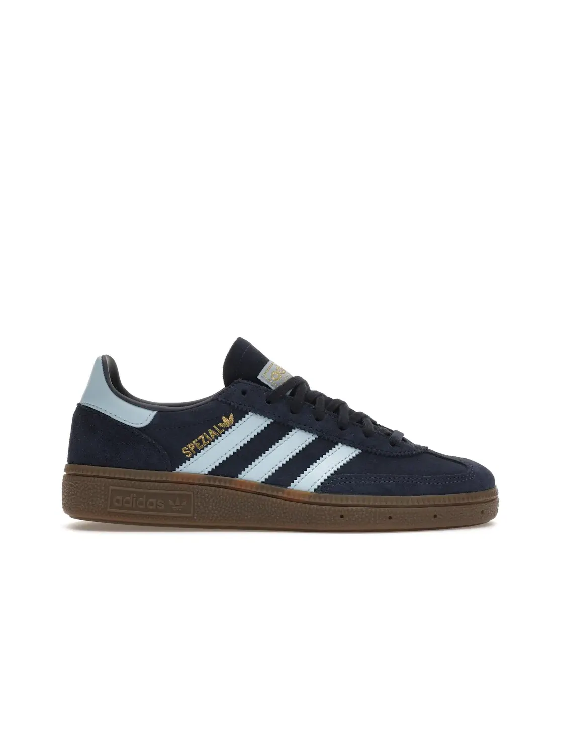 Детские кроссовки с замшевым верхом Adidas Handball Spezial — изображение 1 из 4, темно-синий прозрачный