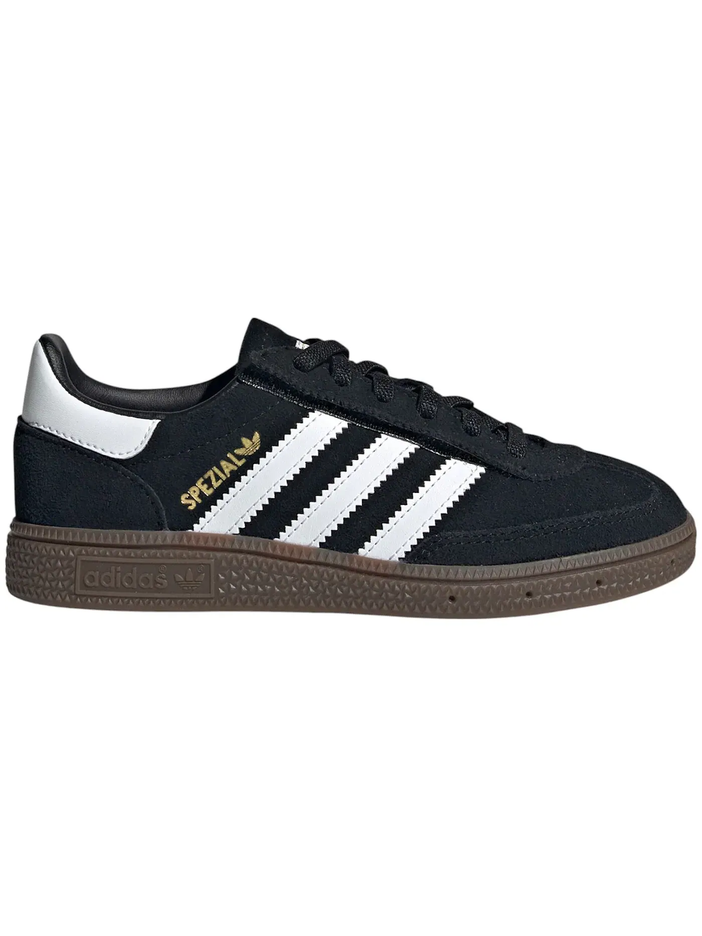 Детские кроссовки с закрытием на липучке Adidas Handball Spezial Comfort Closure — изображение 1 из 1, черный белый