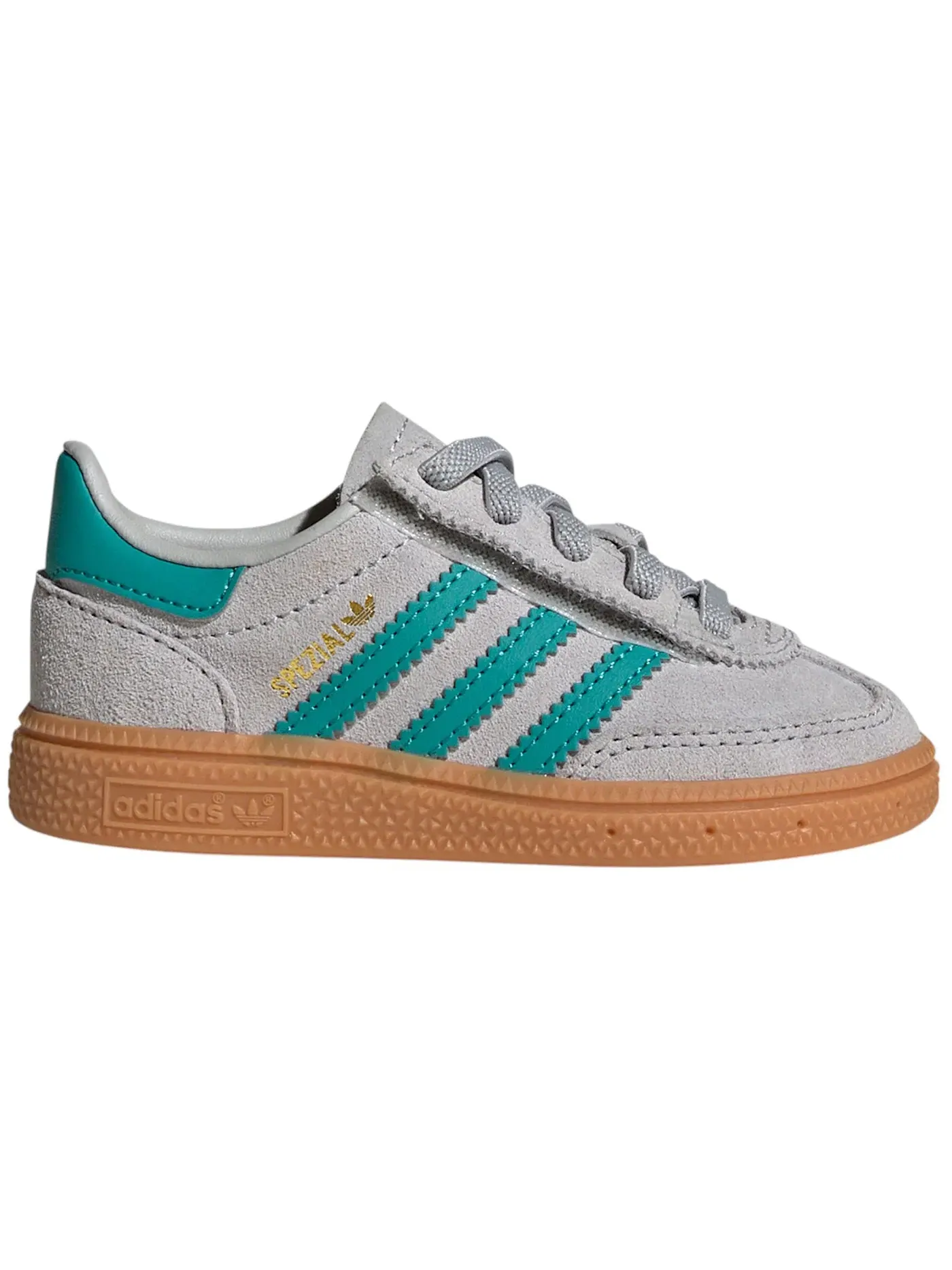 Детские кроссовки с закрыванием на липучке Adidas Handball Spezial Comfort Closure — изображение 1 из 1, серый