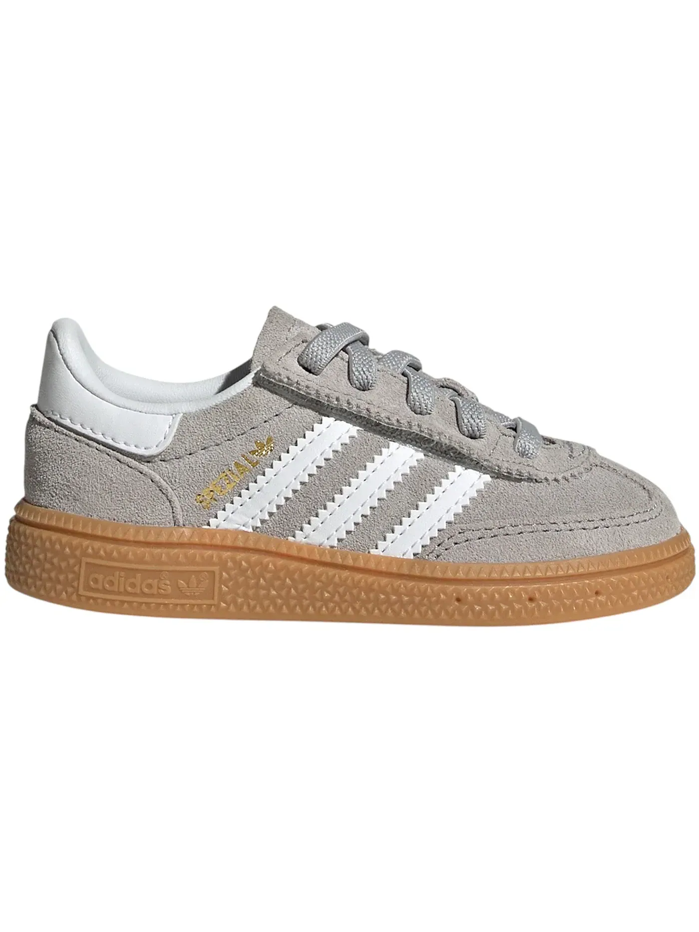 Детские кроссовки Lifestyle с закрытием на липучке Adidas Handball Spezial Comfort Closure — изображение 1 из 1, серый белый