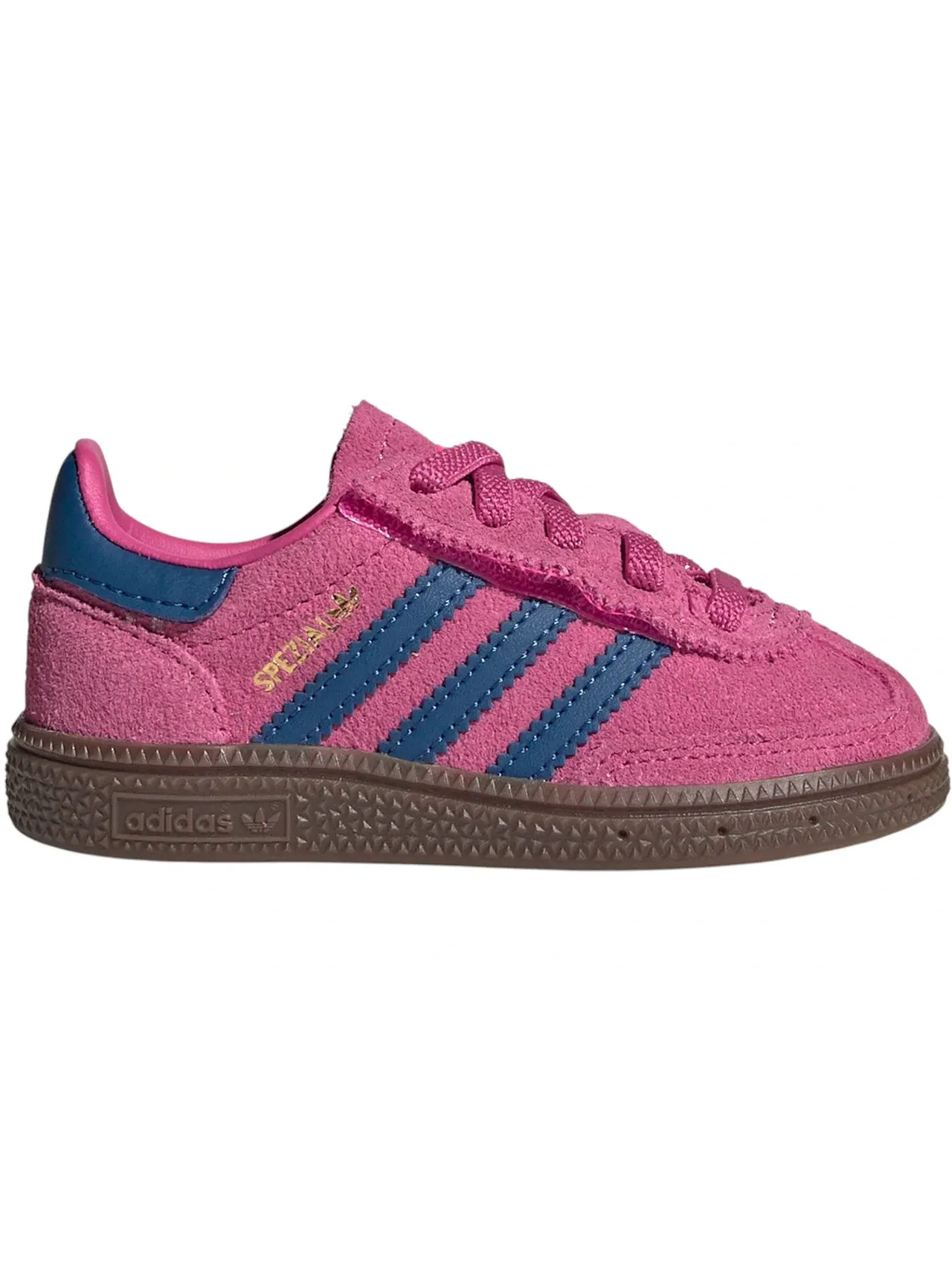 Детские кроссовки с закрытием на липучке Adidas Handball Spezial Comfort Closure — изображение 1 из 1, розовый темный