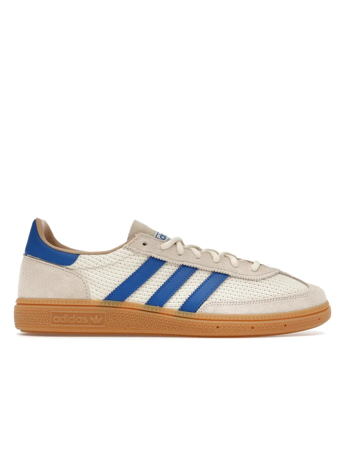 Мужские кроссовки замшевые Adidas Handball Spezial — изображение 1 из 4, кремовый белый синий