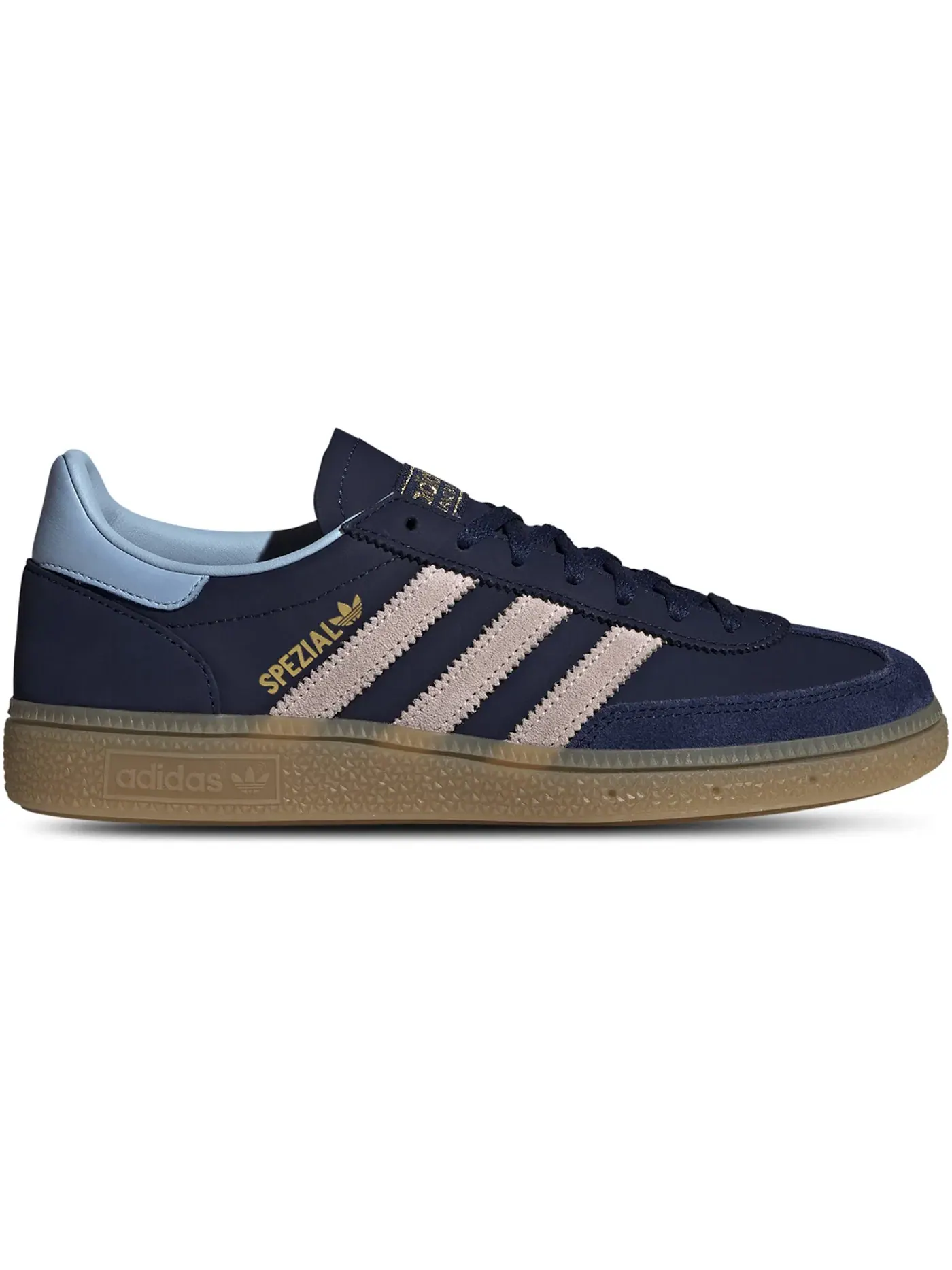 Женские кроссовки для активного отдыха Adidas Handball Spezial — изображение 1 из 1, темный синий//прозрачный