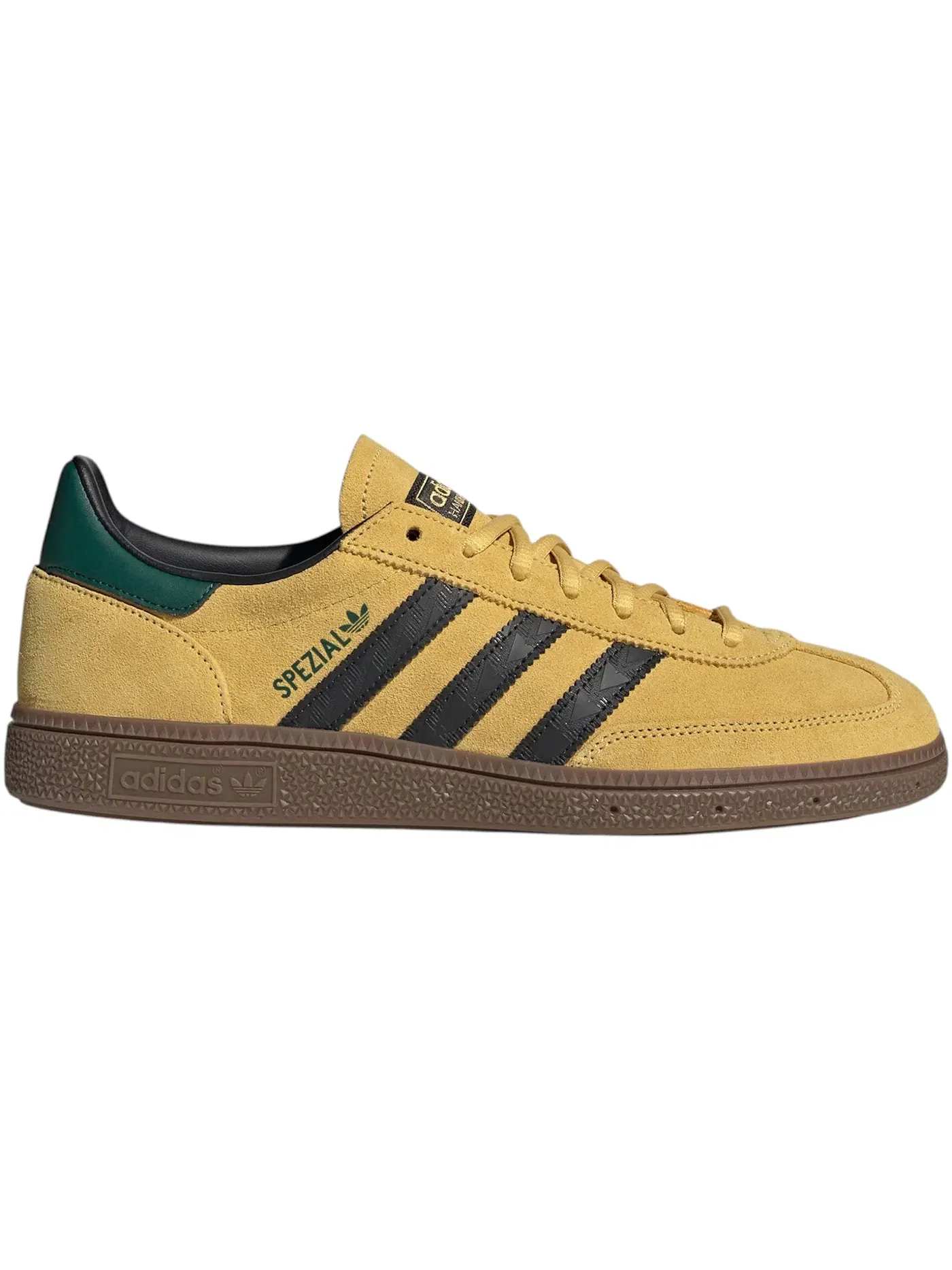 Мужские кроссовки с замшевым верхом Adidas Handball Spezial — изображение 1 из 1, желтый/черный