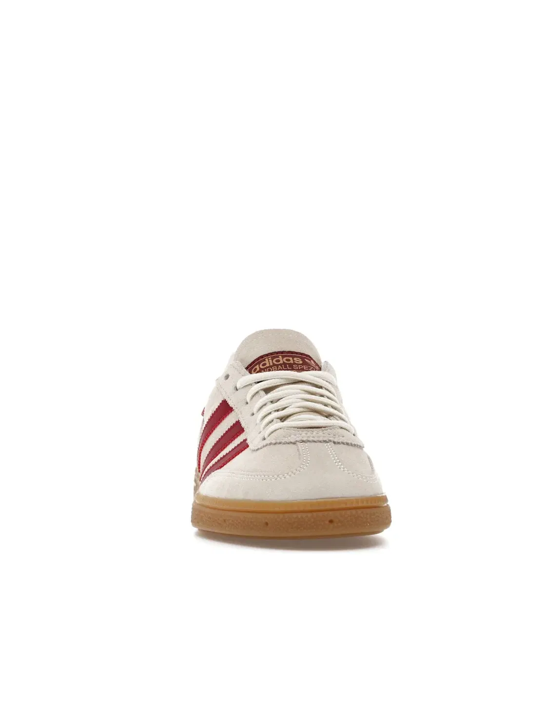 Мужские кроссовки с замшевым и кожаным верхом Adidas Handball Spezial — изображение 2 из 4, белый/бордовый