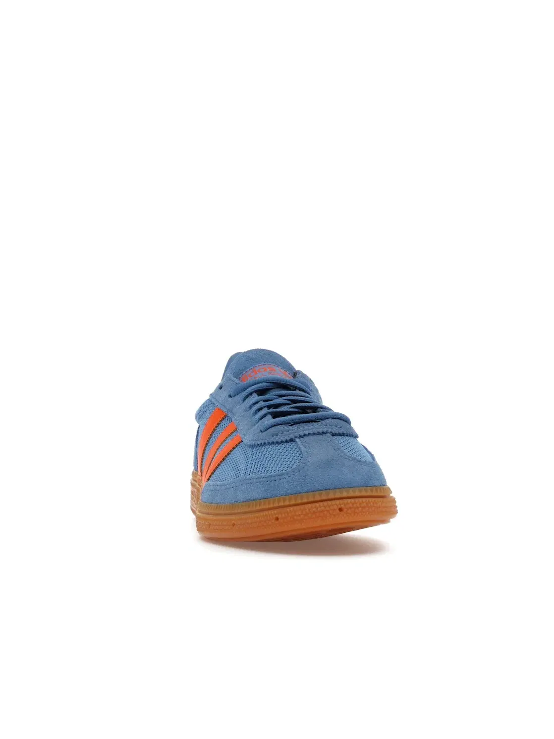 Мужские кроссовки с контрастными акцентами Adidas Handball Spezial — изображение 2 из 4, синий оранжевый
