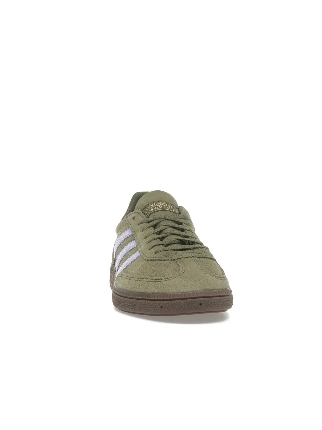 Женские кроссовки Lifestyle Adidas Handball Spezial — изображение 2 из 4, оливковый/фиолетовый