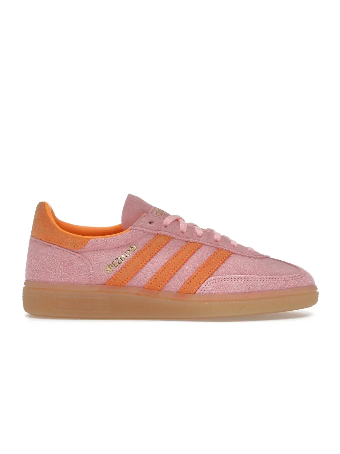 Женские кроссовки с ярким цветом Adidas Handball Spezial — изображение 1 из 4, розовый/оранжевый