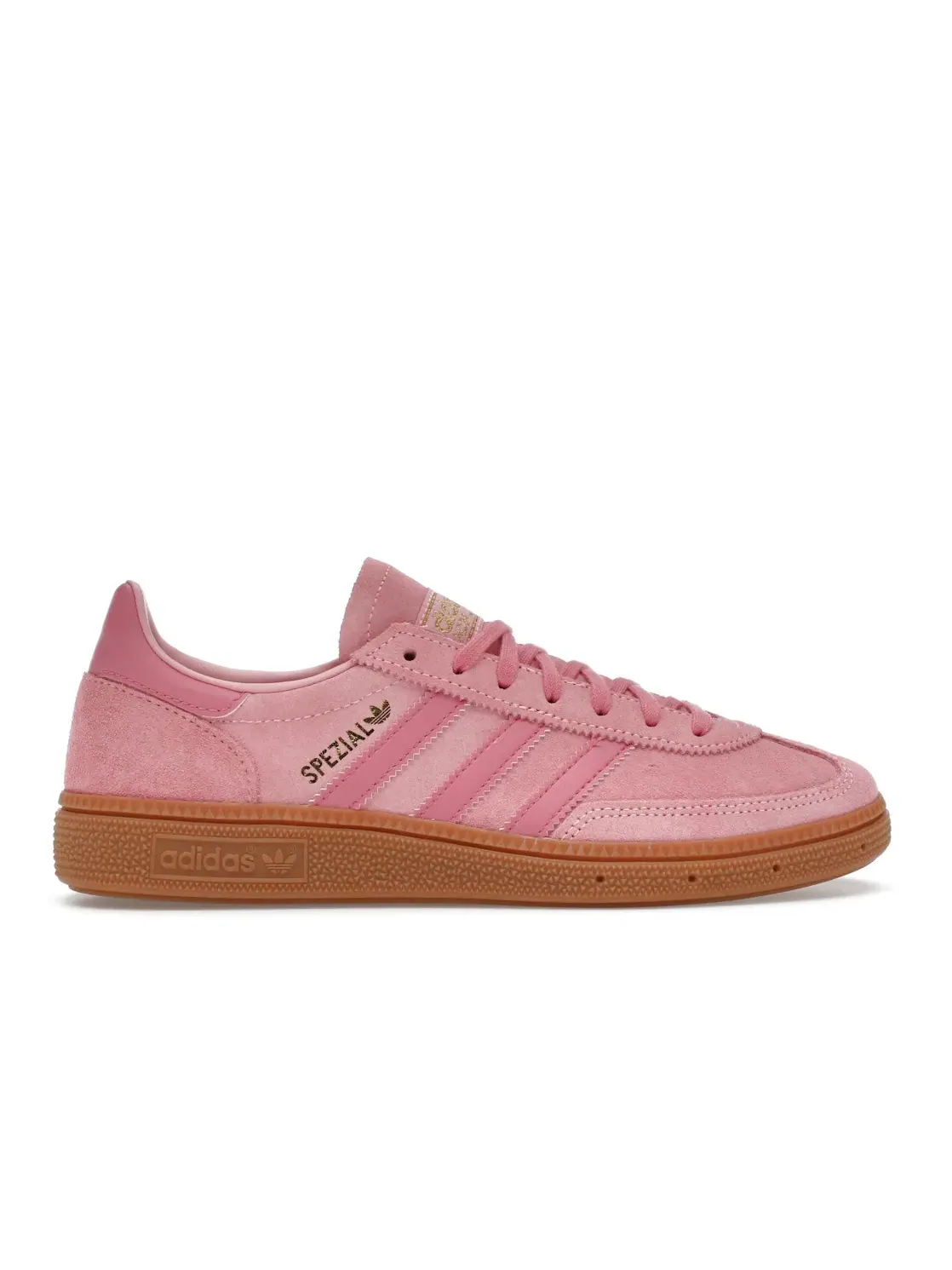 Детские кроссовки с замшевым верхом Adidas Handball Spezial — изображение 1 из 4, розовый/розовый