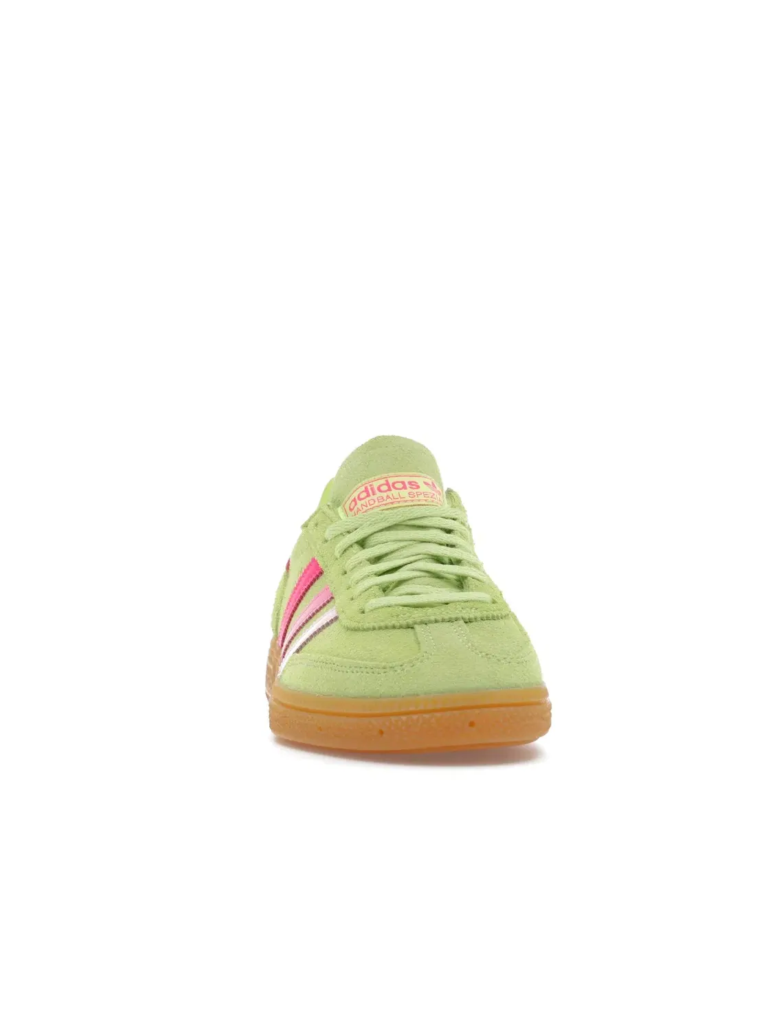 Женские кроссовки Lifestyle Adidas Handball Spezial — изображение 2 из 4, зеленый/розовый