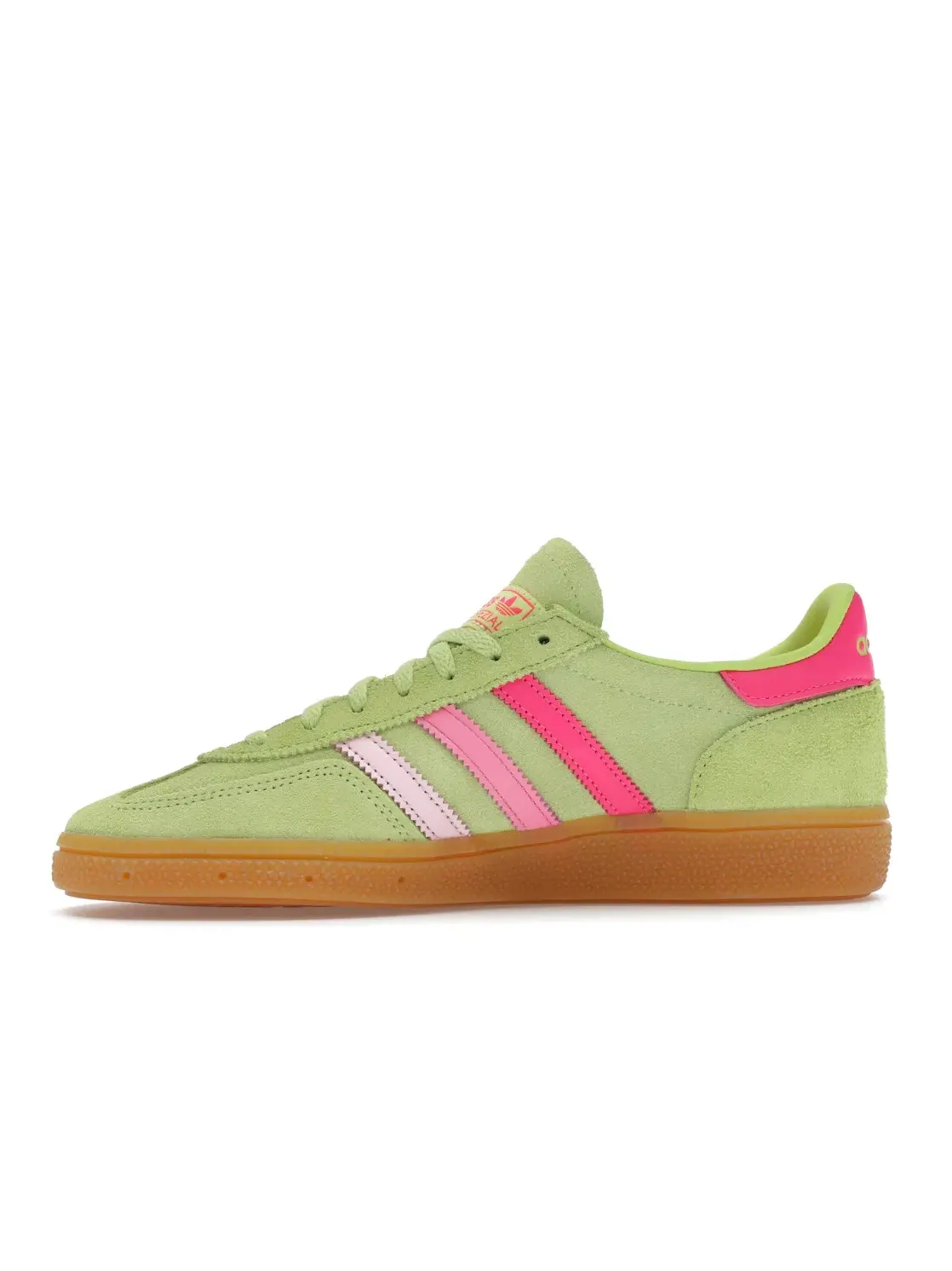 Женские кроссовки Lifestyle Adidas Handball Spezial — изображение 3 из 4, зеленый/розовый