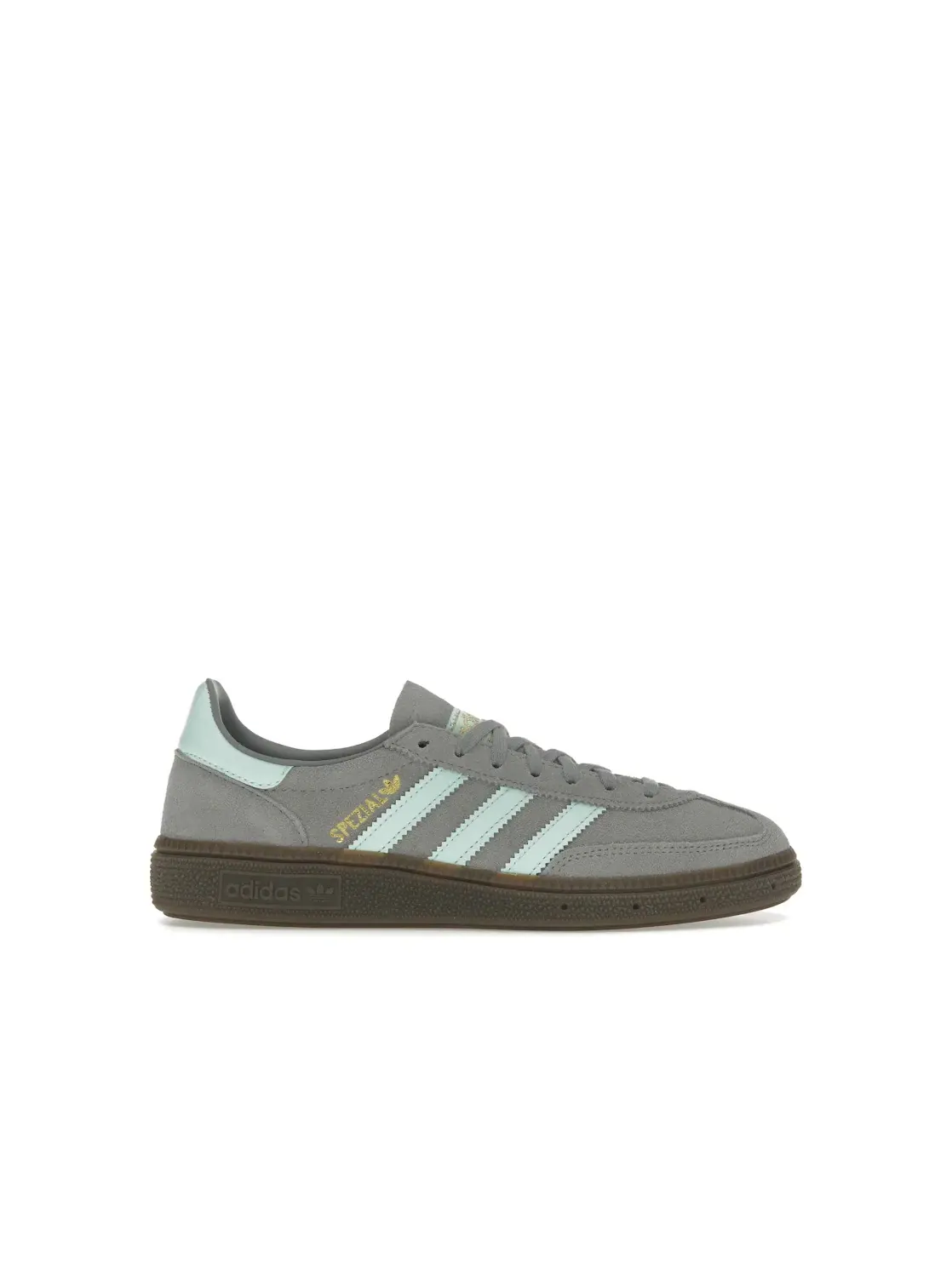 Детские кроссовки с замшевым верхом Adidas Handball Spezial — изображение 1 из 4, серый/прозрачный